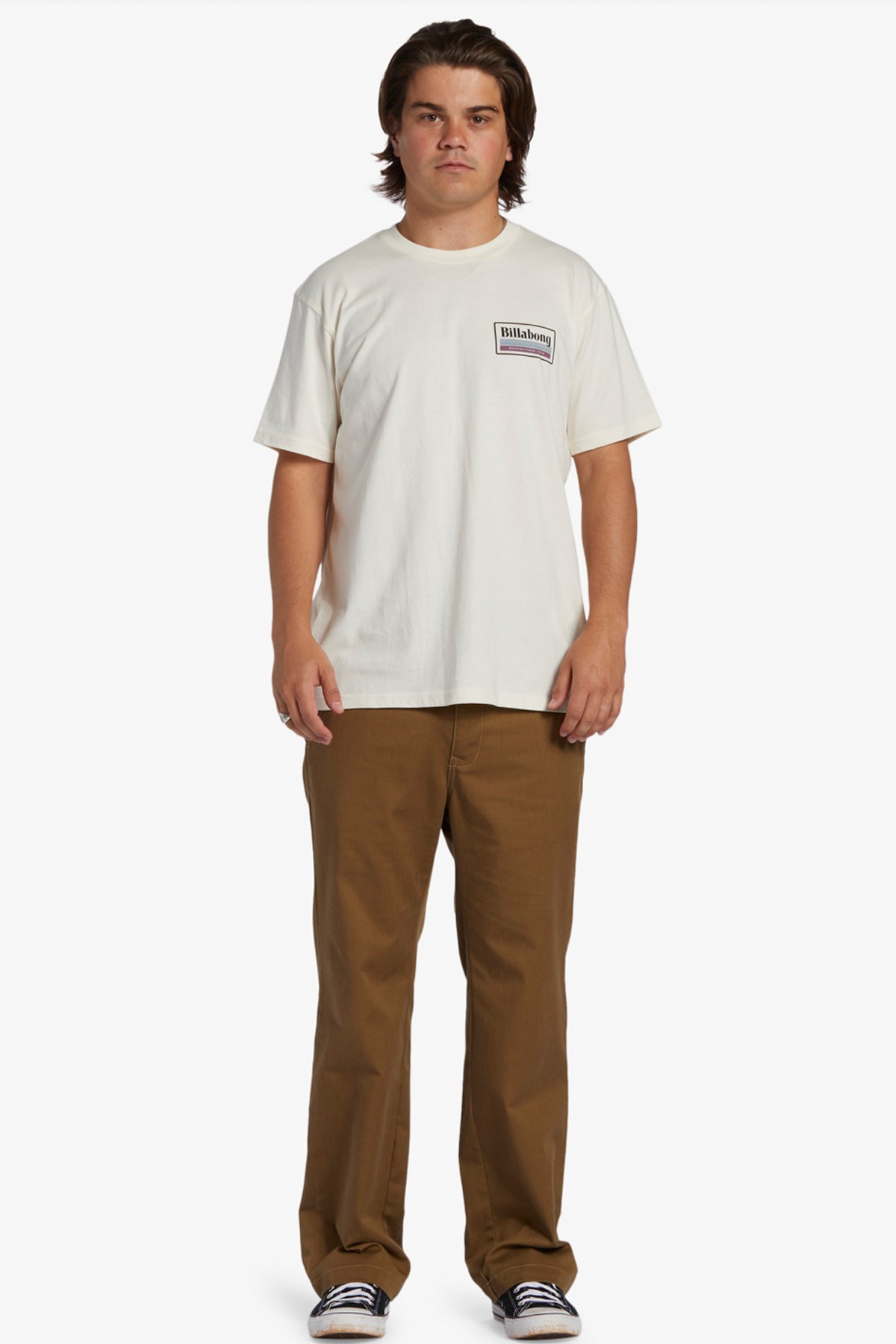 Billabong Walled Erkek Tişört ABYZT02261 Beyaz