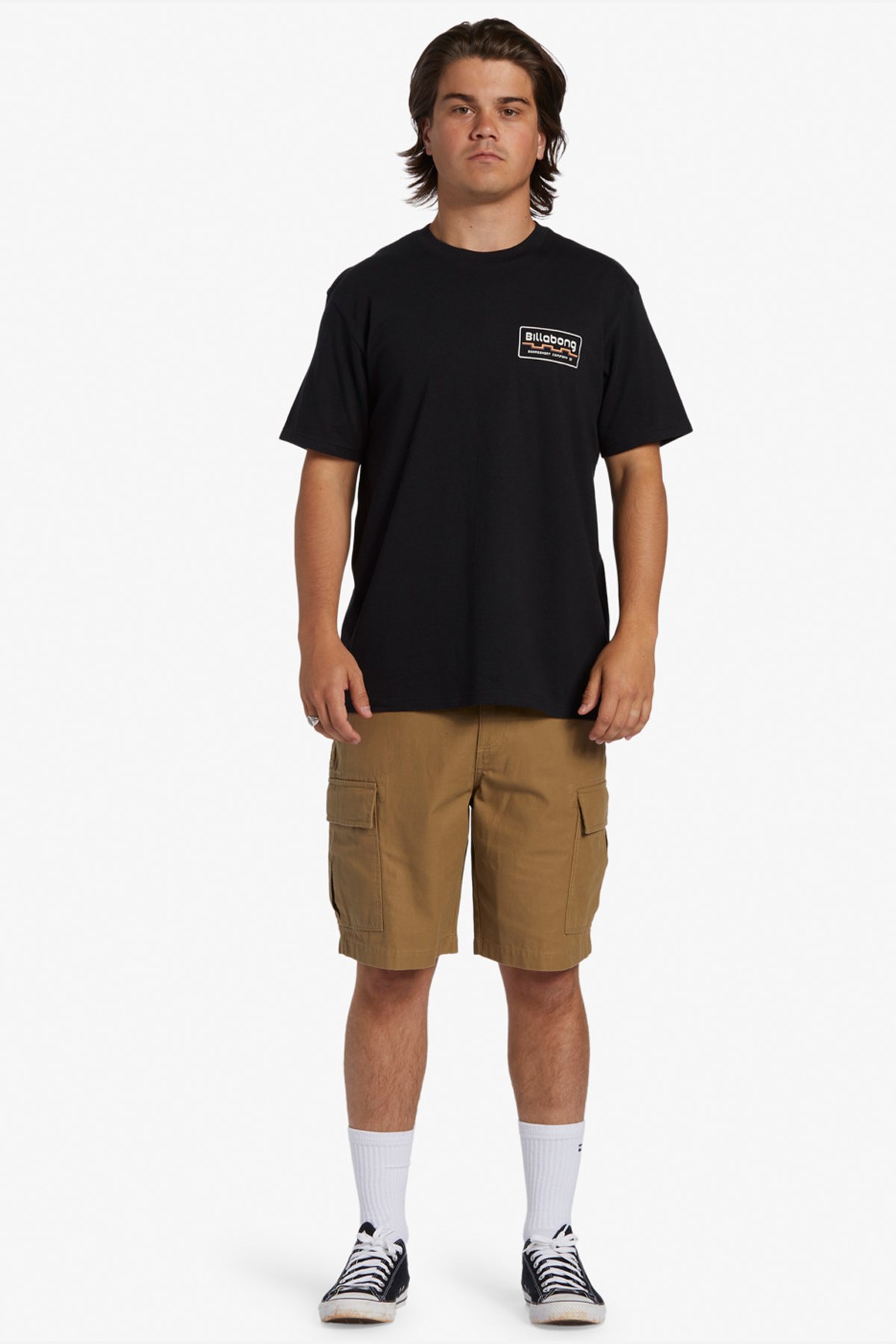 Billabong Walled Erkek Tişört ABYZT02261 Siyah