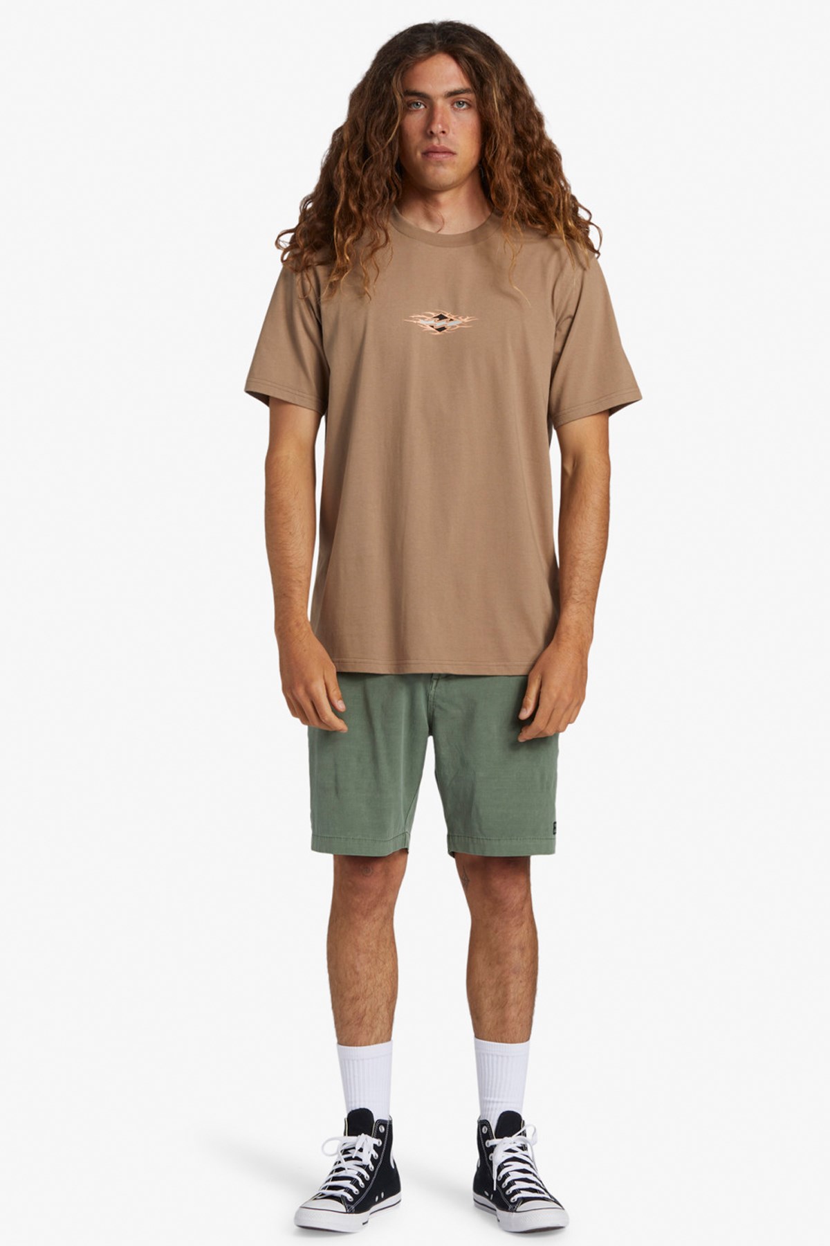 Billabong Tall Tale Erkek Tişört ABYZT02266 Kahverengi