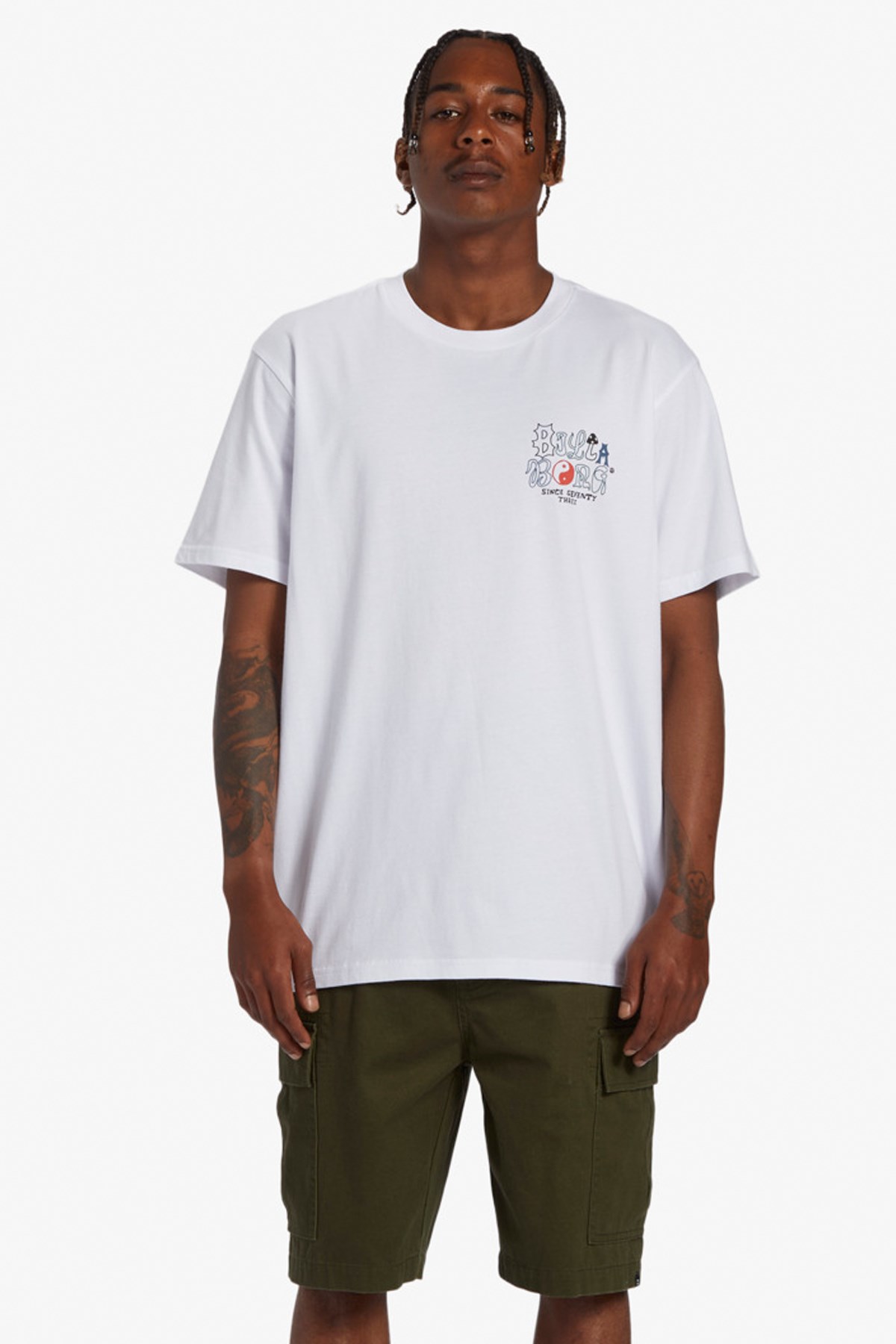 Billabong Worded Erkek Tişört ABYZT02273 Beyaz