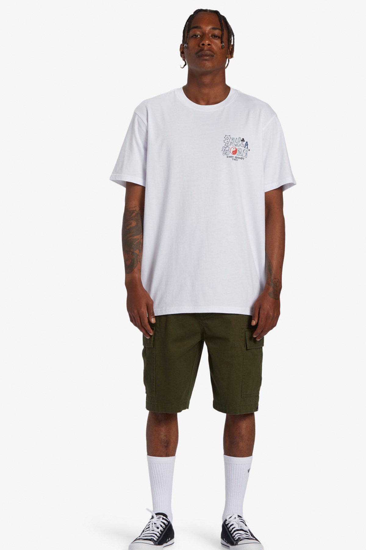 Billabong Worded Erkek Tişört ABYZT02273 Beyaz