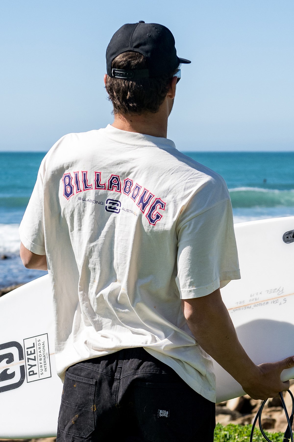 Billabong Arch Wave Erkek Tişört ABYZT02274 Beyaz