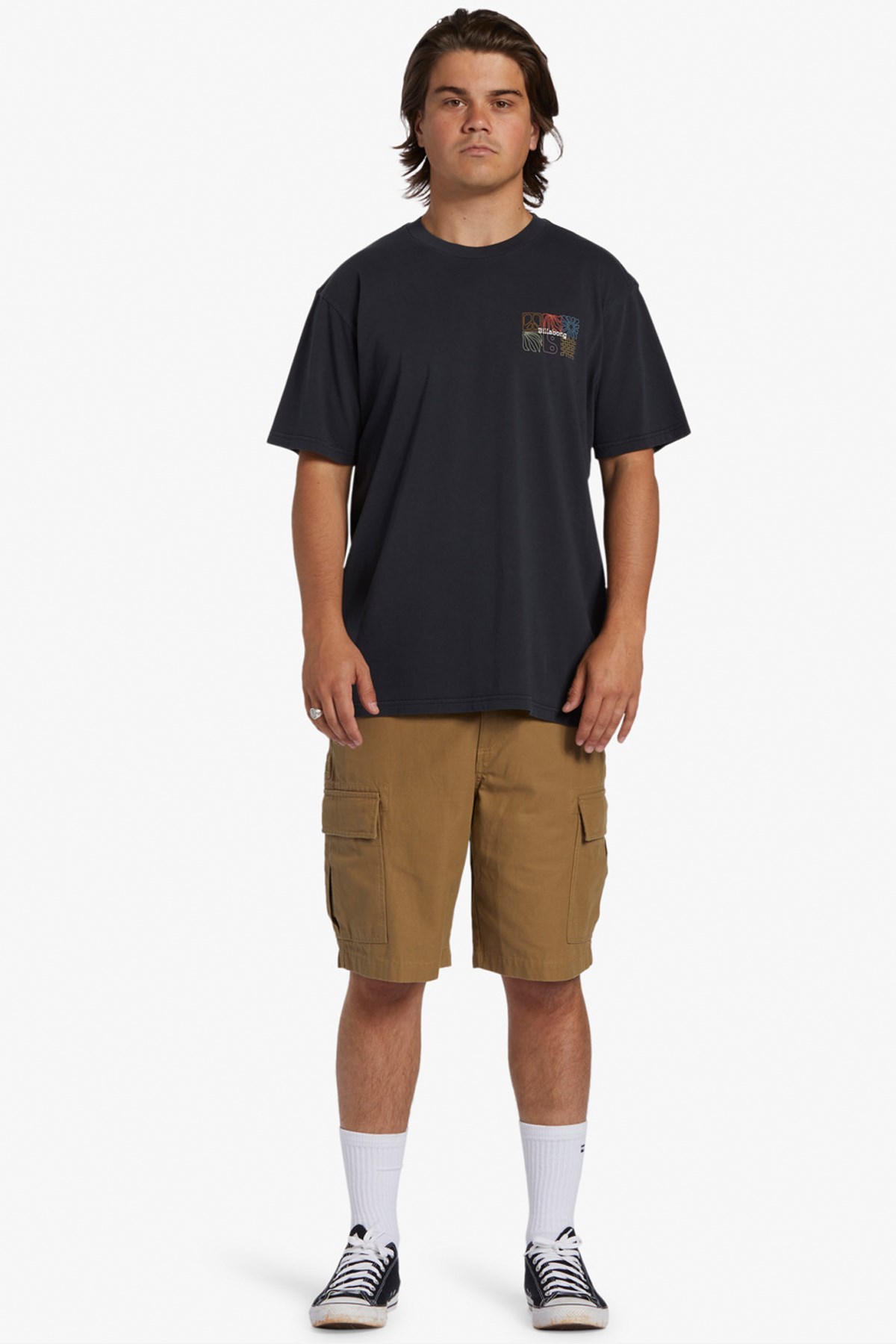 Billabong Reflections Erkek Tişört ABYZT02278 Siyah