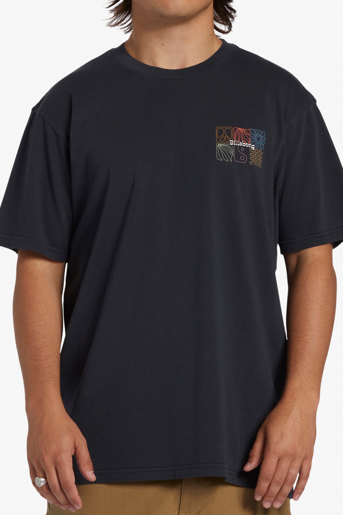 Billabong Reflections Erkek Tişört ABYZT02278 Siyah