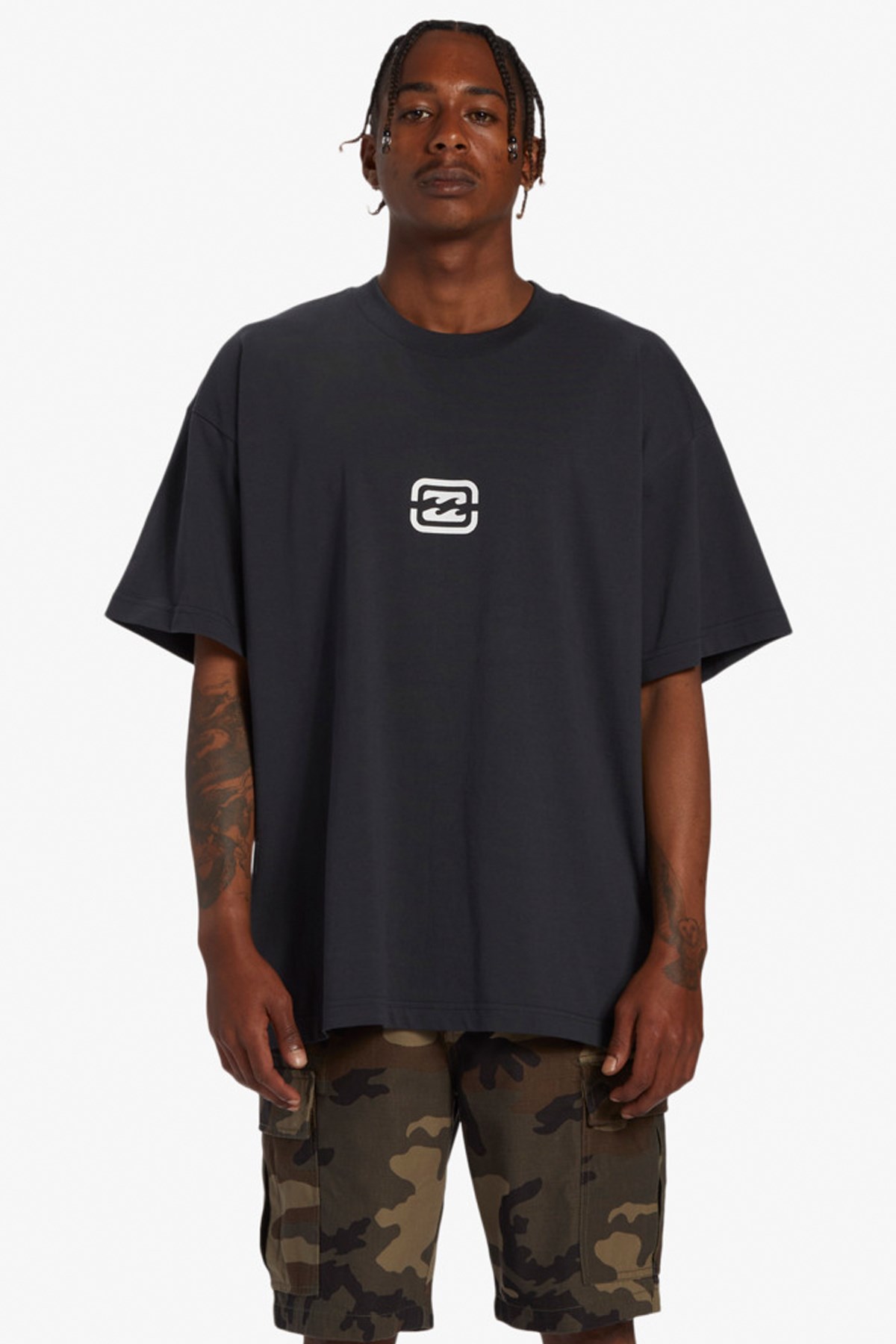 Billabong Bracket Wave Erkek Tişört ABYZT02310 Siyah