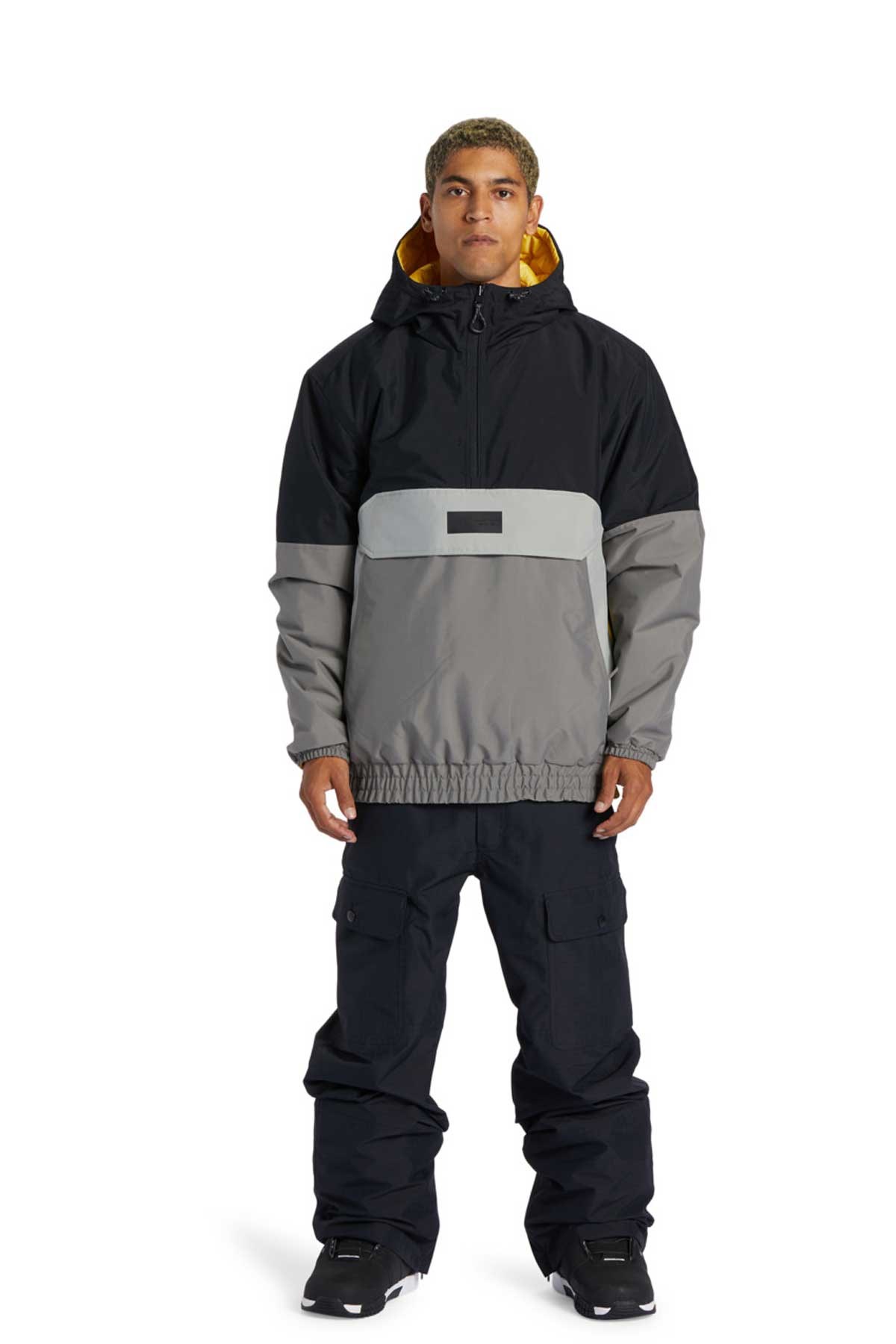 Dc Nexus Reversible Anorak Erkek Kayak Montu ADYTJ03066-10010 Siyah