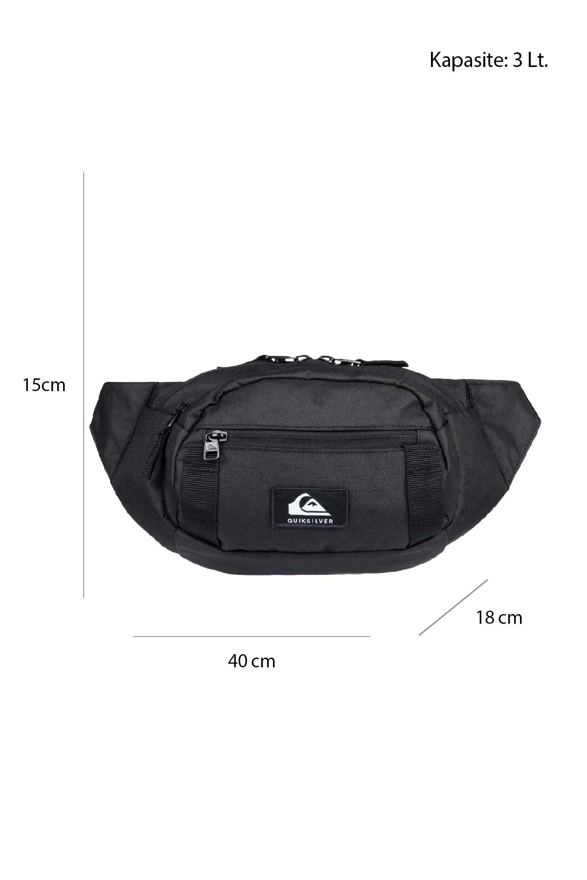 Quiksilver Lone Walker Erkek Bel Çantası AQYBA03035-KVJ0 Siyah