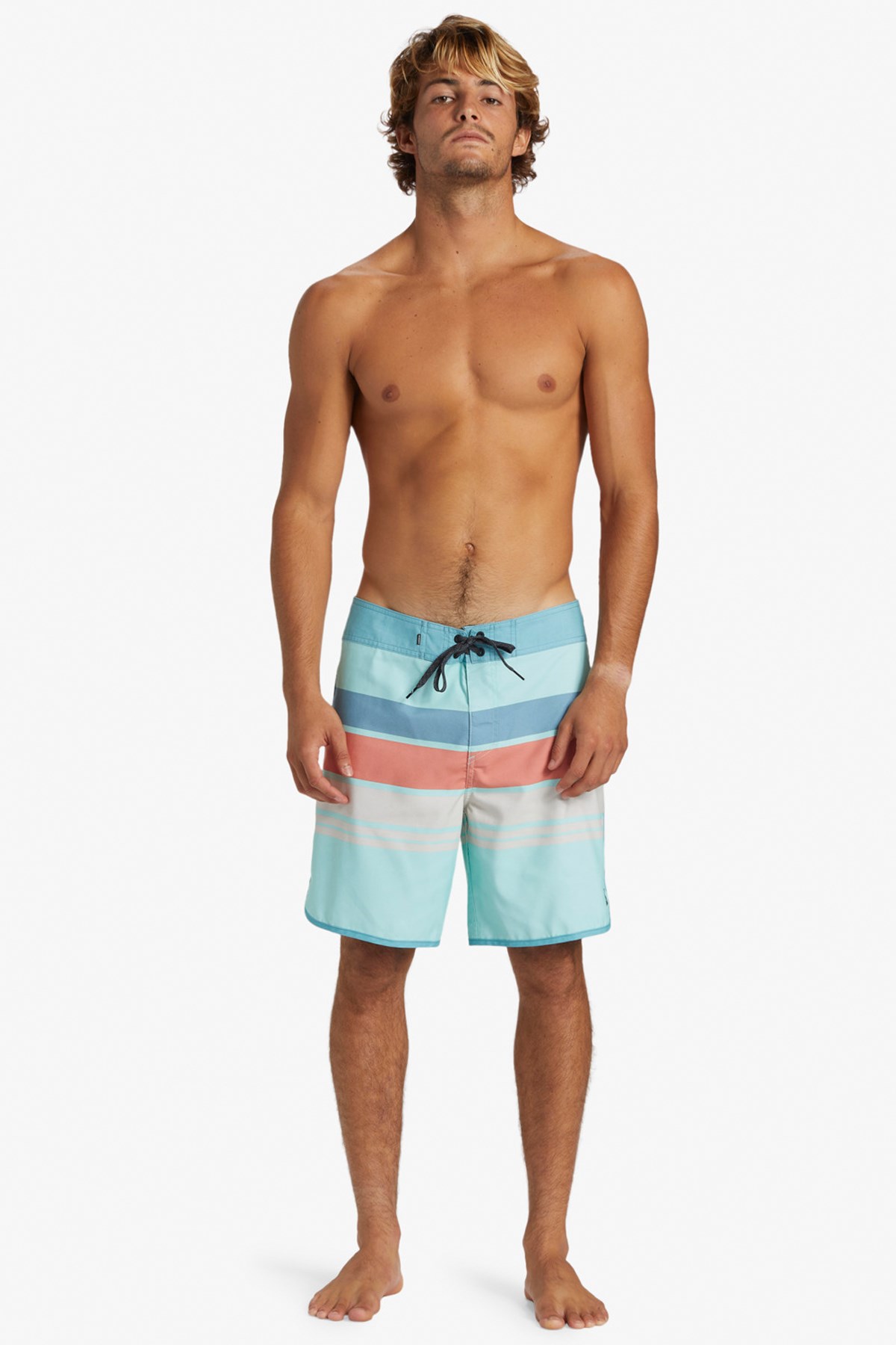 Quiksilver Everyday Stripe 19 Erkek Boardshort AQYBS03648-BET9 Mavi