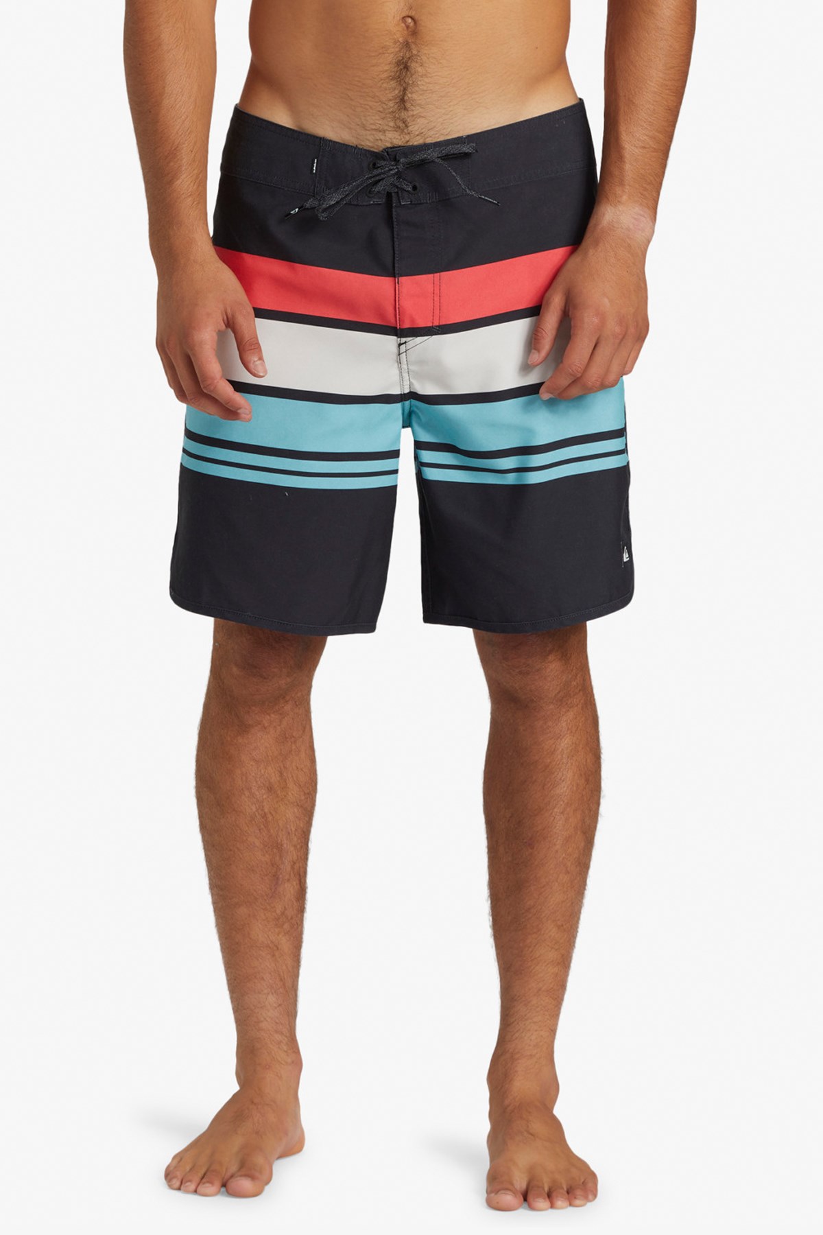Quiksilver Everyday Stripe 19 Erkek Boardshort AQYBS03648-KVJ6 Siyah