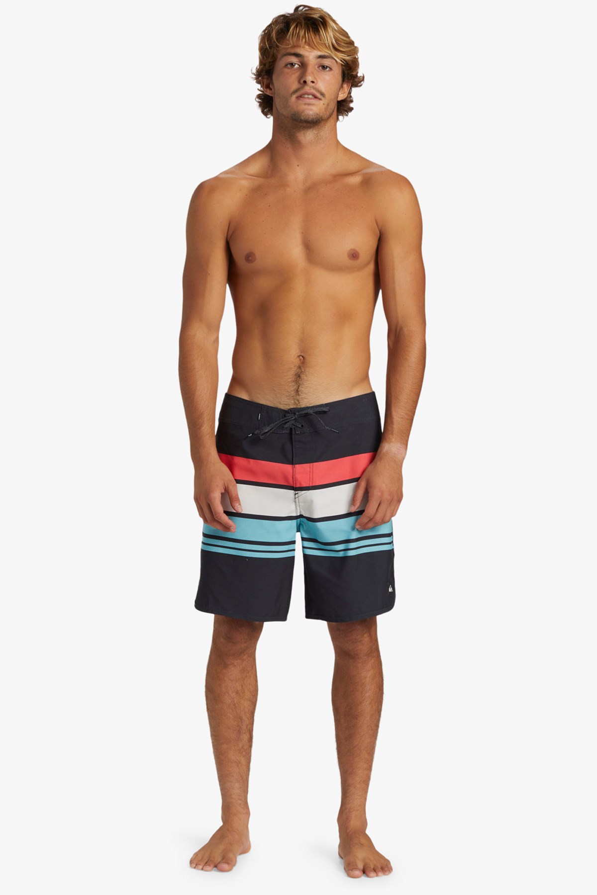 Quiksilver Everyday Stripe 19 Erkek Boardshort AQYBS03648-KVJ6 Siyah