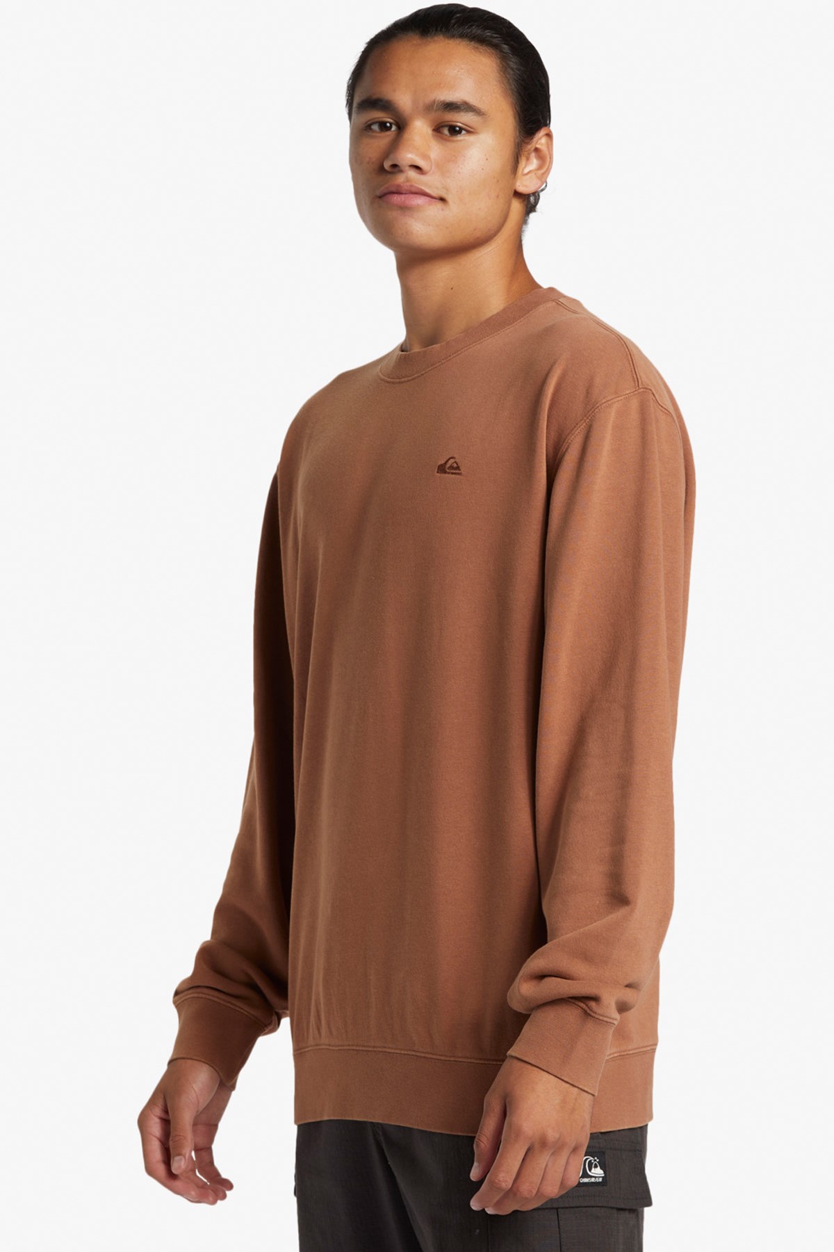 Quiksilver Salt Water Crew Erkek Sweat AQYFT03331-CNW0 Kahverengi