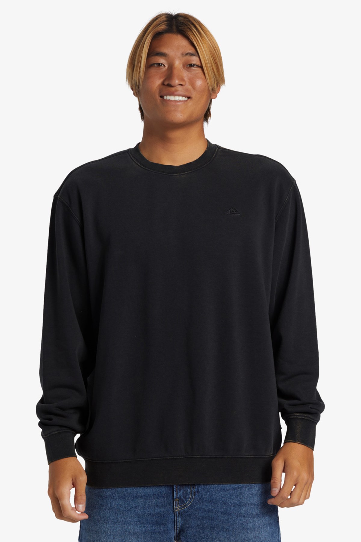 Quiksilver Salt Water Crew Erkek Sweat AQYFT03331-KVJ0 Siyah
