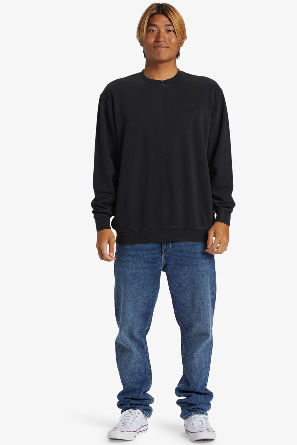 Quiksilver Salt Water Crew Erkek Sweat AQYFT03331-KVJ0 Siyah