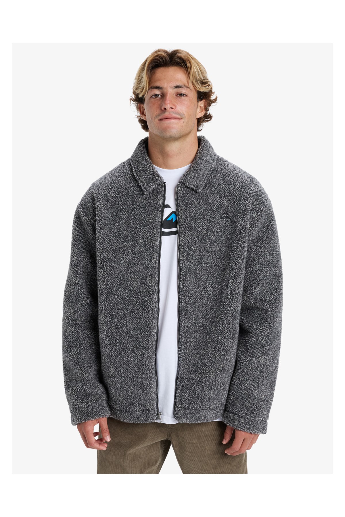 Quiksilver Deck Fleece Erkek Mont AQYFT03393-12814 Antrasit