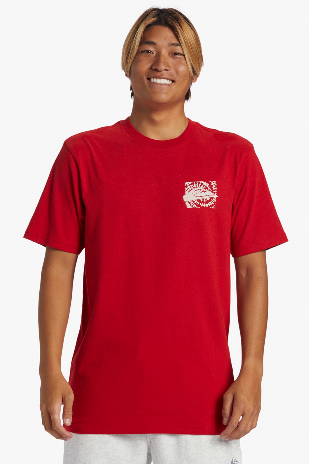Quiksilver Hurricane Or Hippie Moe Erkek Tişört AQYZT09540-30051 Kırmızı