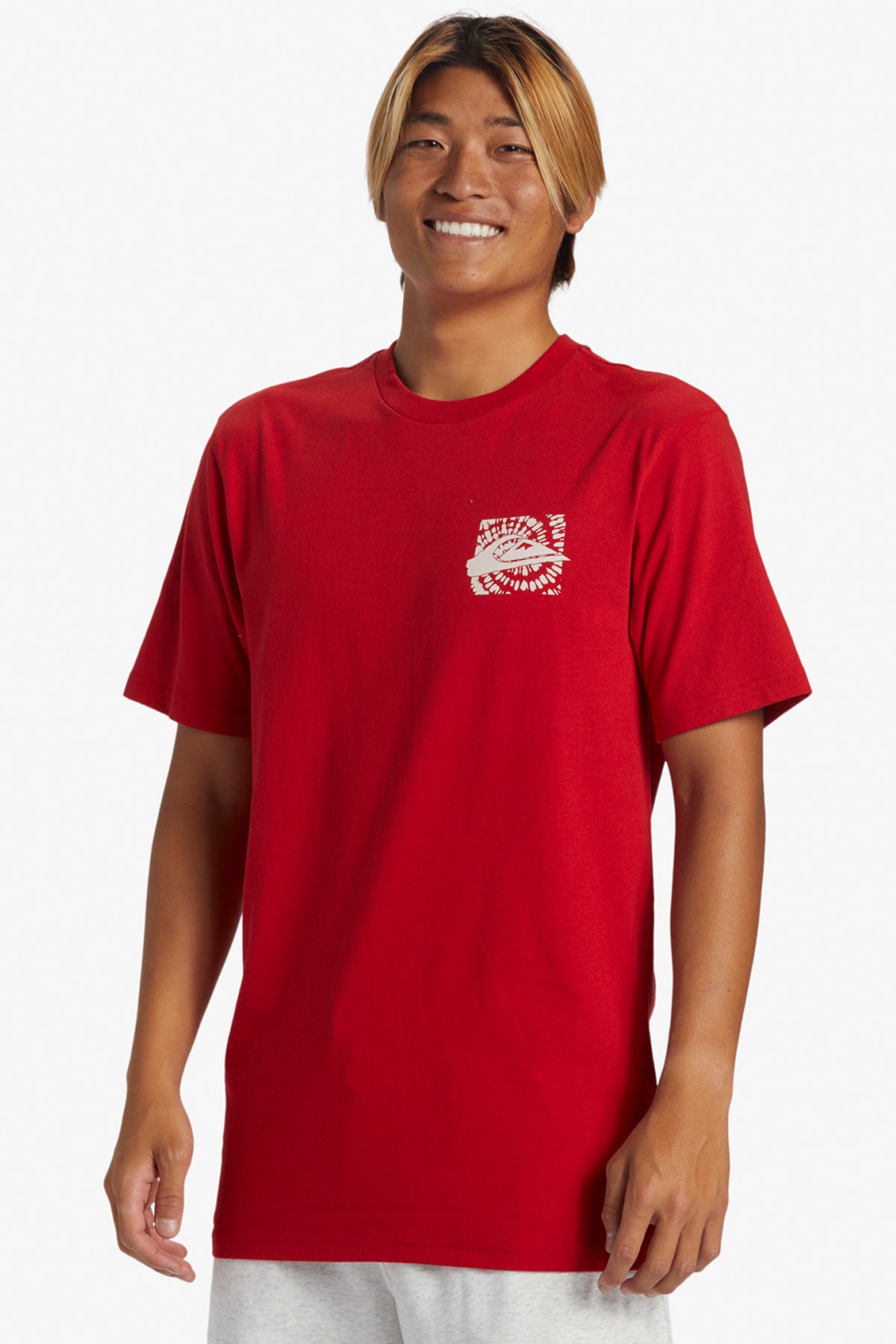 Quiksilver Hurricane Or Hippie Moe Erkek Tişört AQYZT09540-30051 Kırmızı