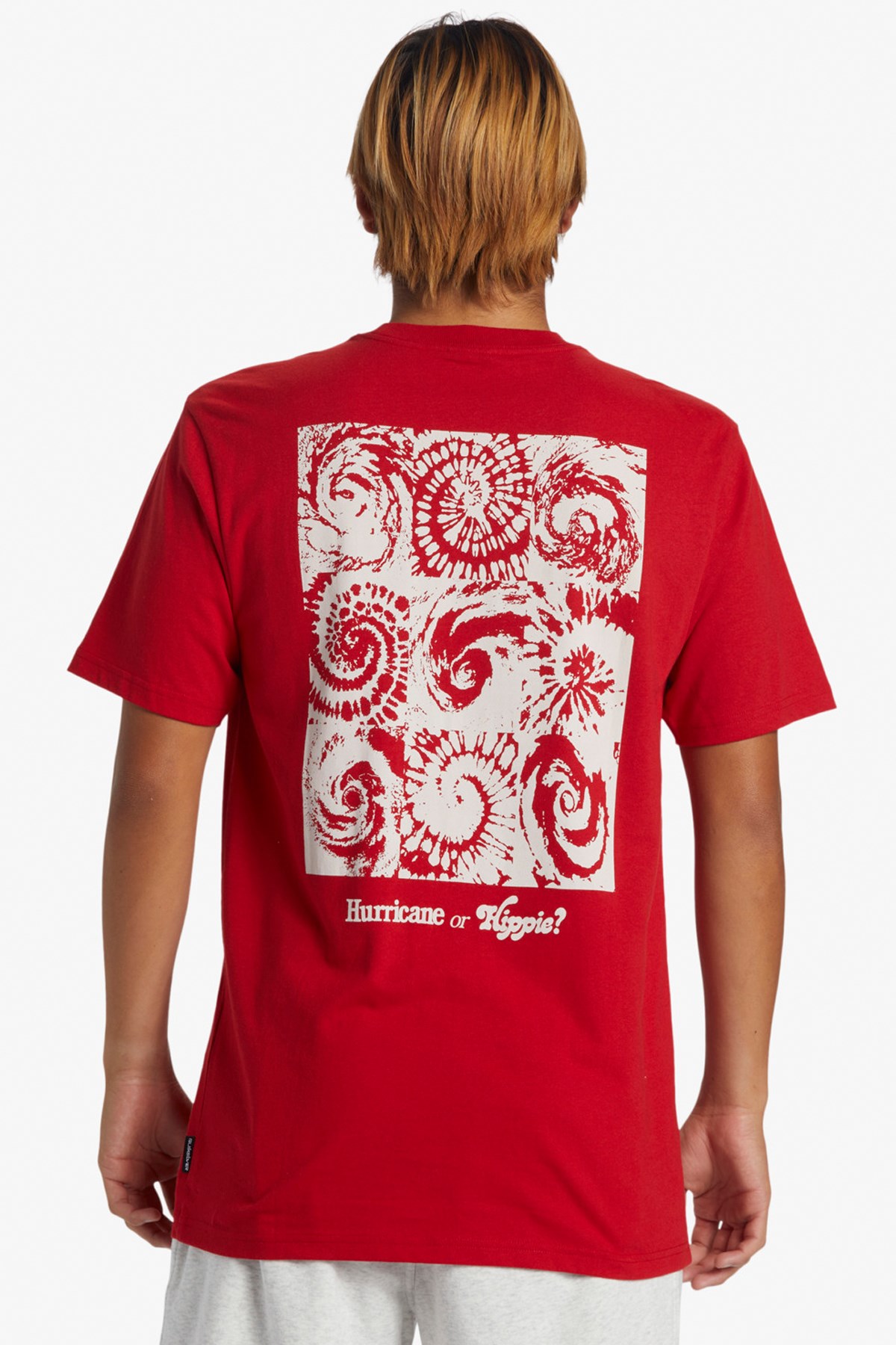 Quiksilver Hurricane Or Hippie Moe Erkek Tişört AQYZT09540-30051 Kırmızı