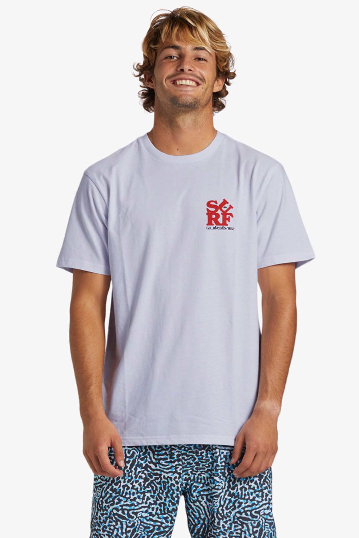 Quiksilver Surf Moe Erkek Tişört AQYZT09542-10 Beyaz