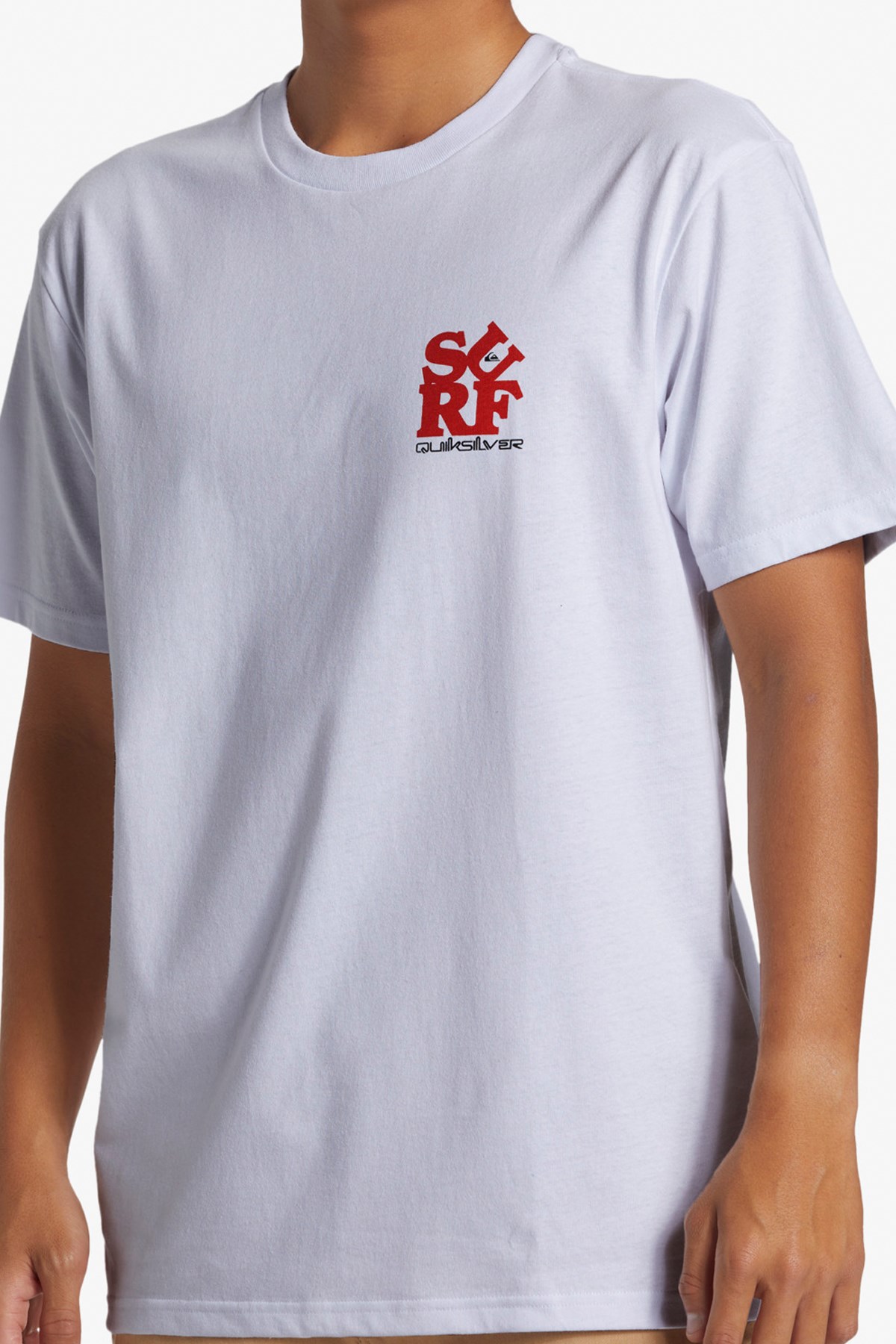 Quiksilver Surf Moe Erkek Tişört AQYZT09542-10 Beyaz