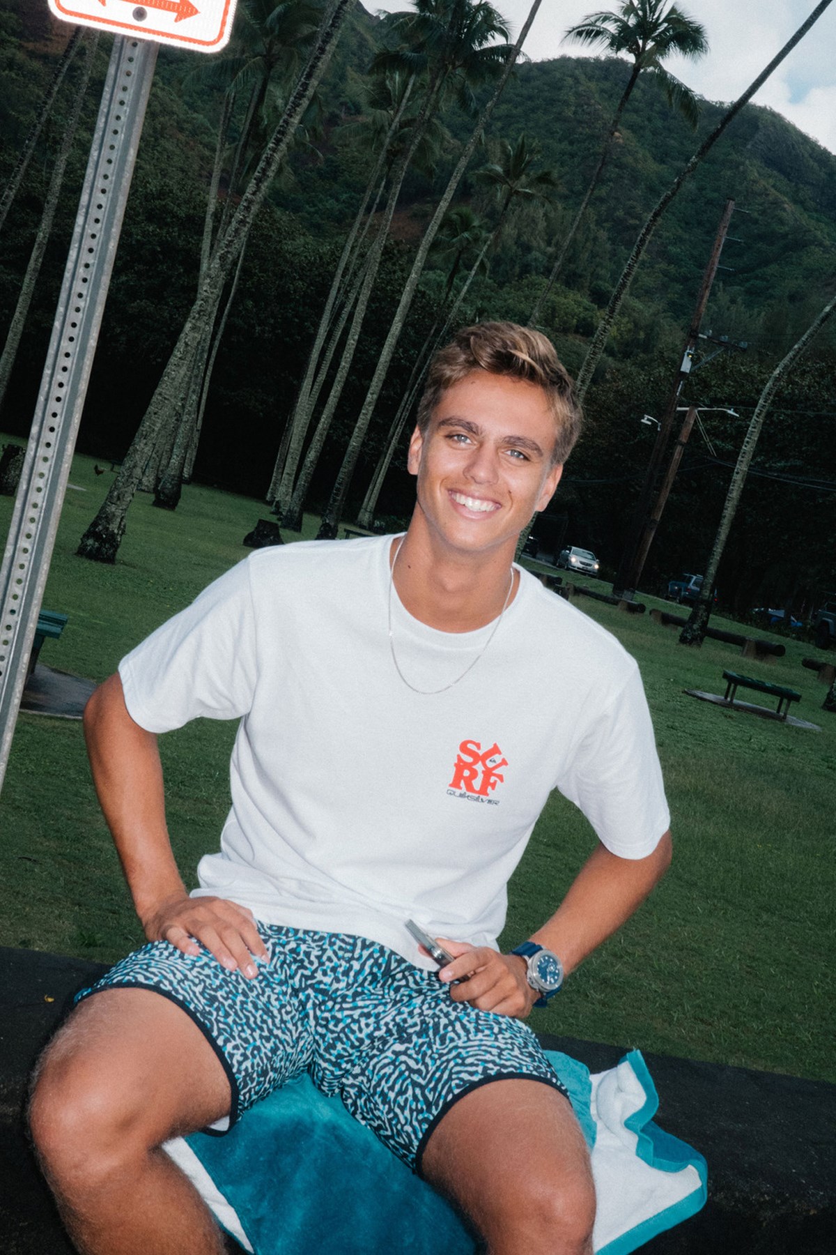 Quiksilver Surf Moe Erkek Tişört AQYZT09542-10 Beyaz