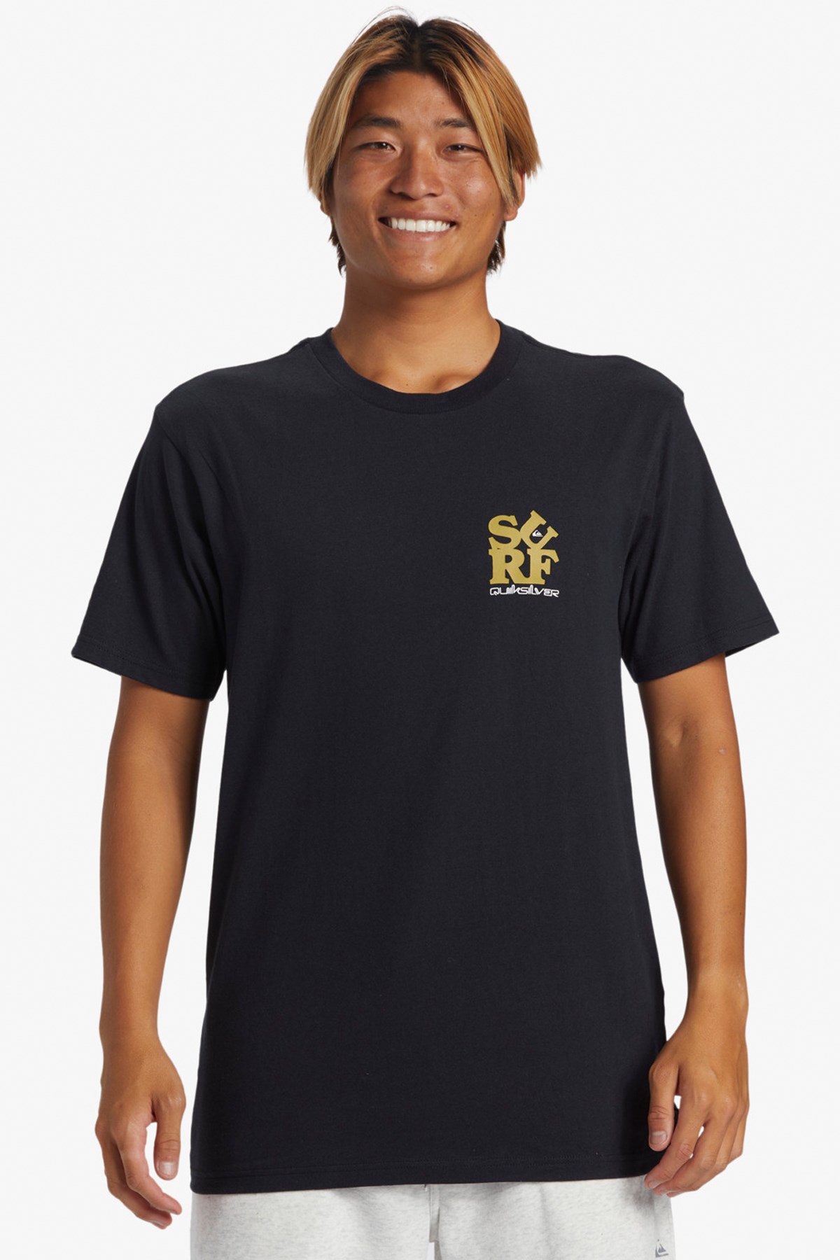 Quiksilver Surf Moe Erkek Tişört AQYZT09542-10010 Siyah