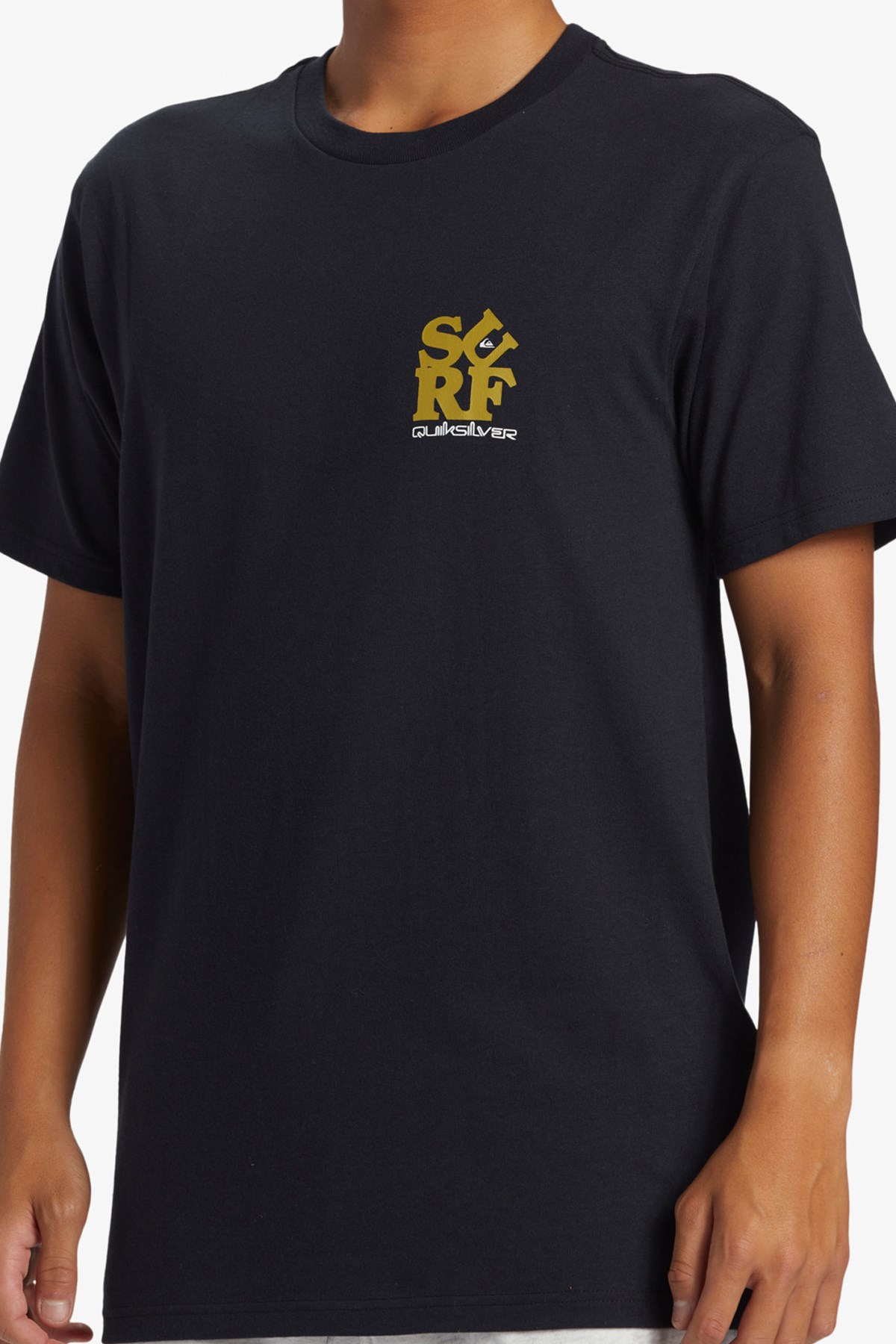 Quiksilver Surf Moe Erkek Tişört AQYZT09542-10010 Siyah