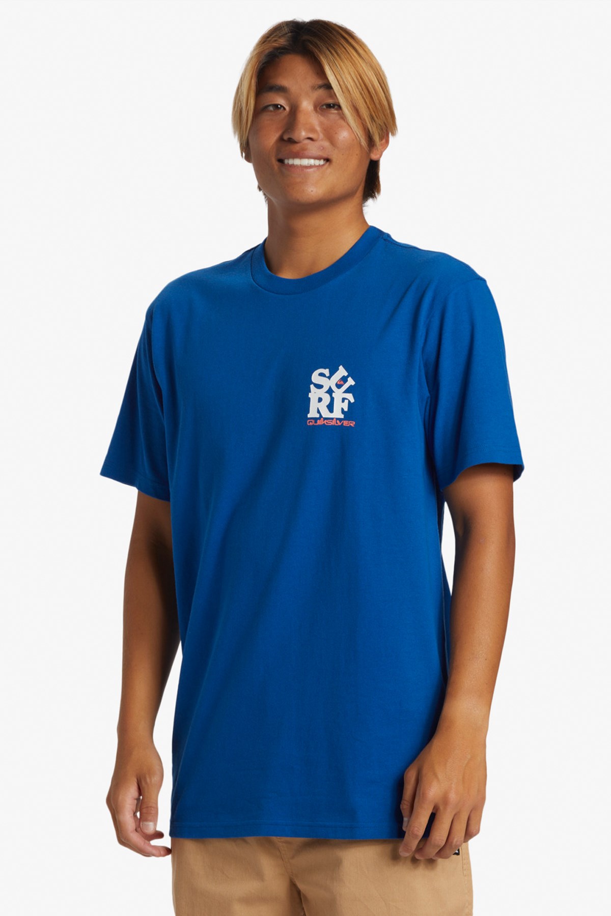 Quiksilver Surf Moe Erkek Tişört AQYZT09542-12227 Mavi