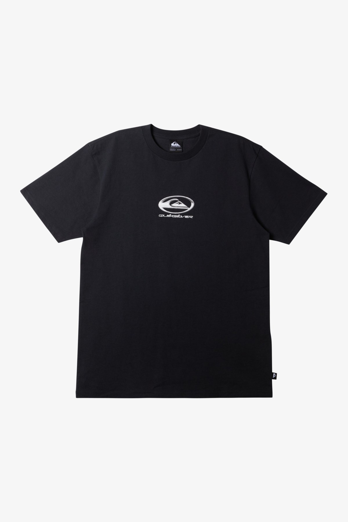 Quiksilver Chrome Logo Erkek Tişört AQYZT09545-10010 Siyah