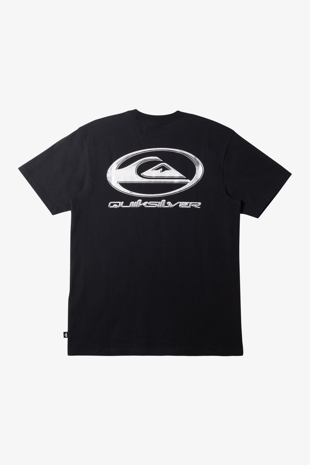 Quiksilver Chrome Logo Erkek Tişört AQYZT09545-10010 Siyah