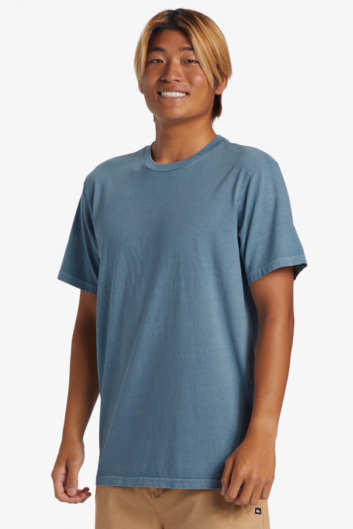 Quiksilver Salt Water Erkek Tişört AQYZT09558-18406 Mavi