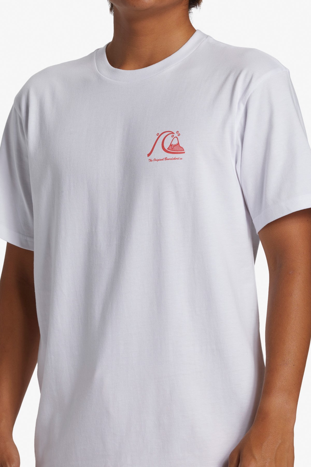 Quiksilver The Original Erkek Tişört AQYZT09560-10 Beyaz