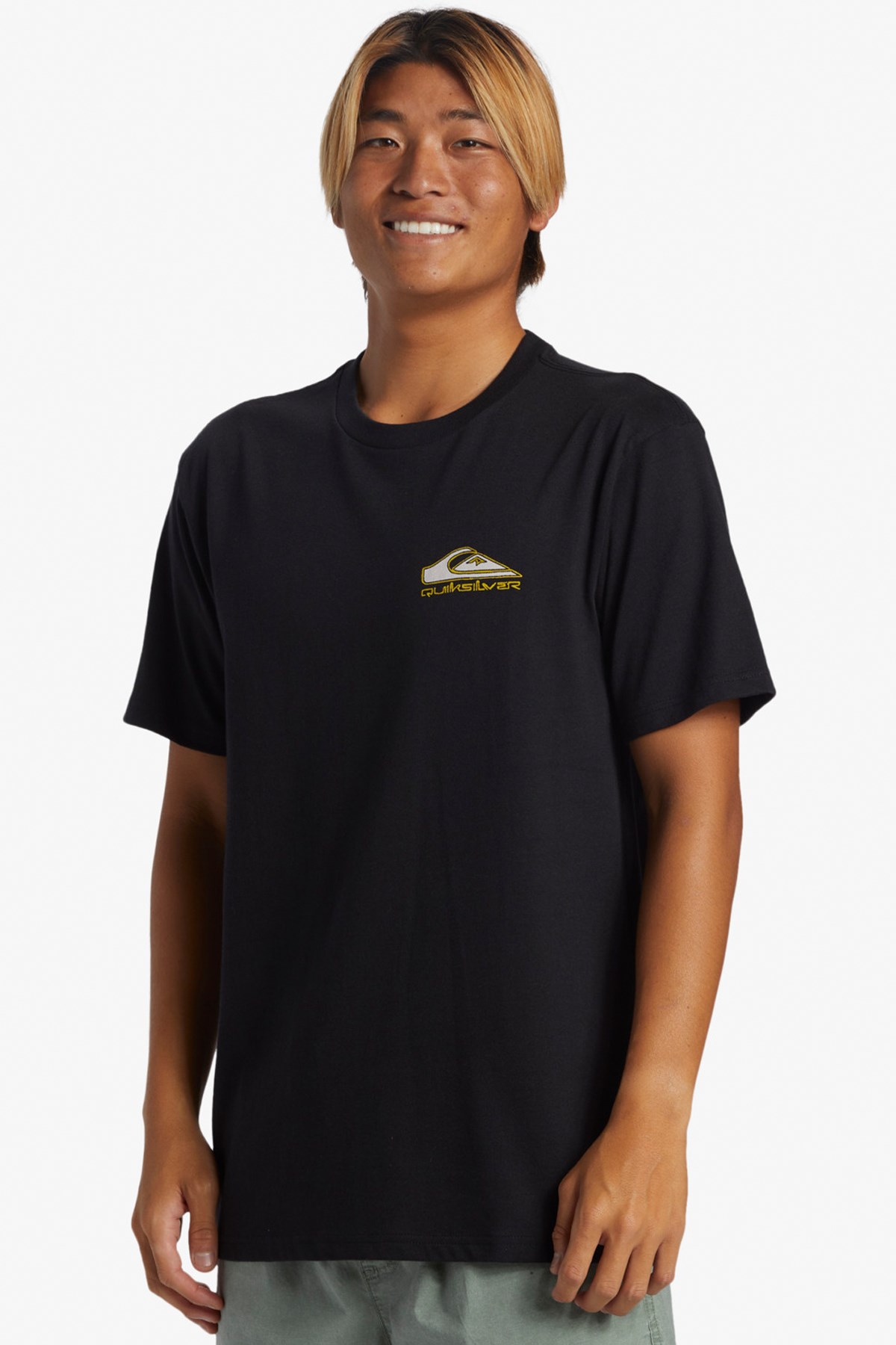 Quiksilver Step Up Mor Erkek Tişört AQYZT09563-10010 Siyah