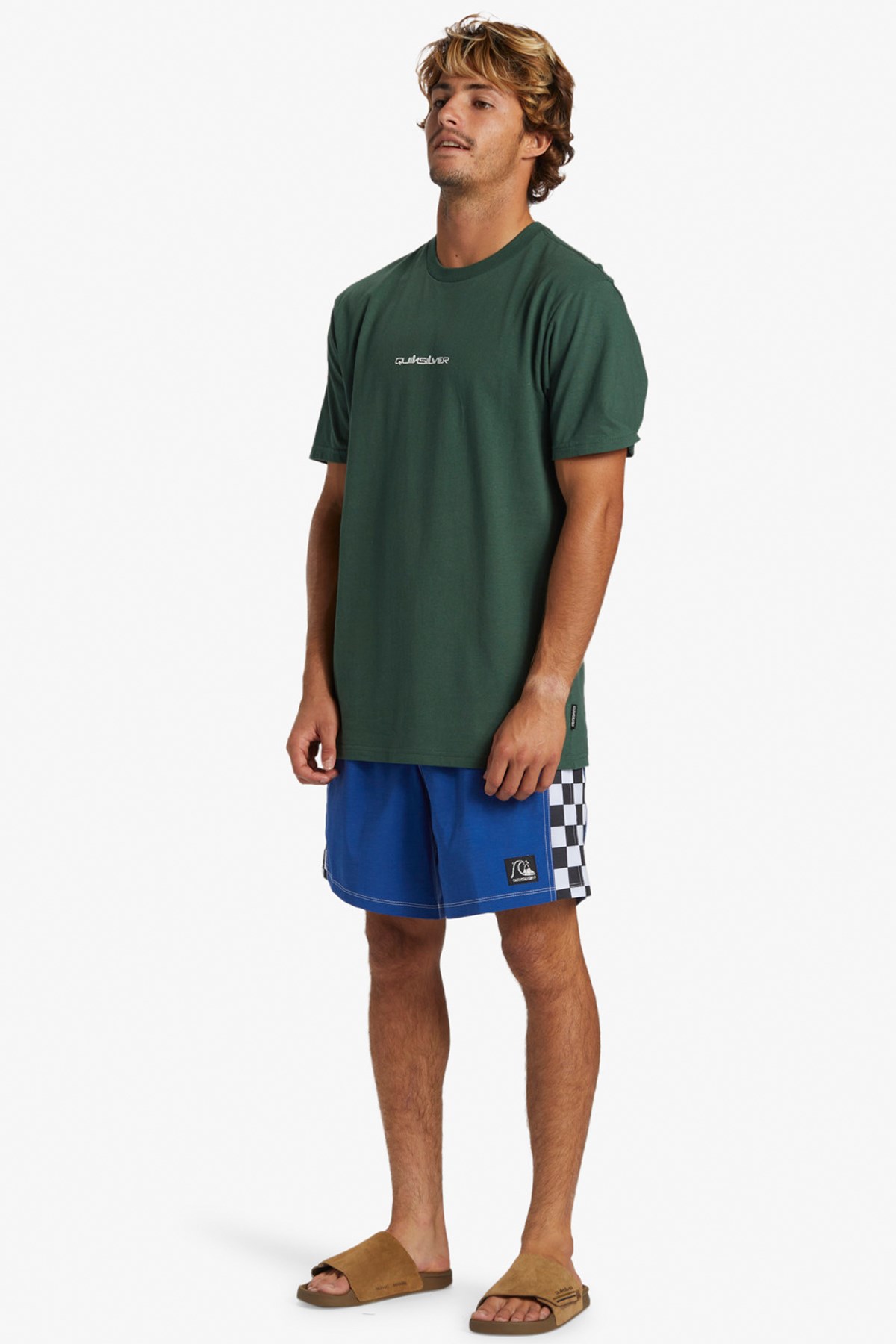 Quiksilver Qs Omni Logo Dna Erkek Tişört AQYZT09601-26111 Yeşil