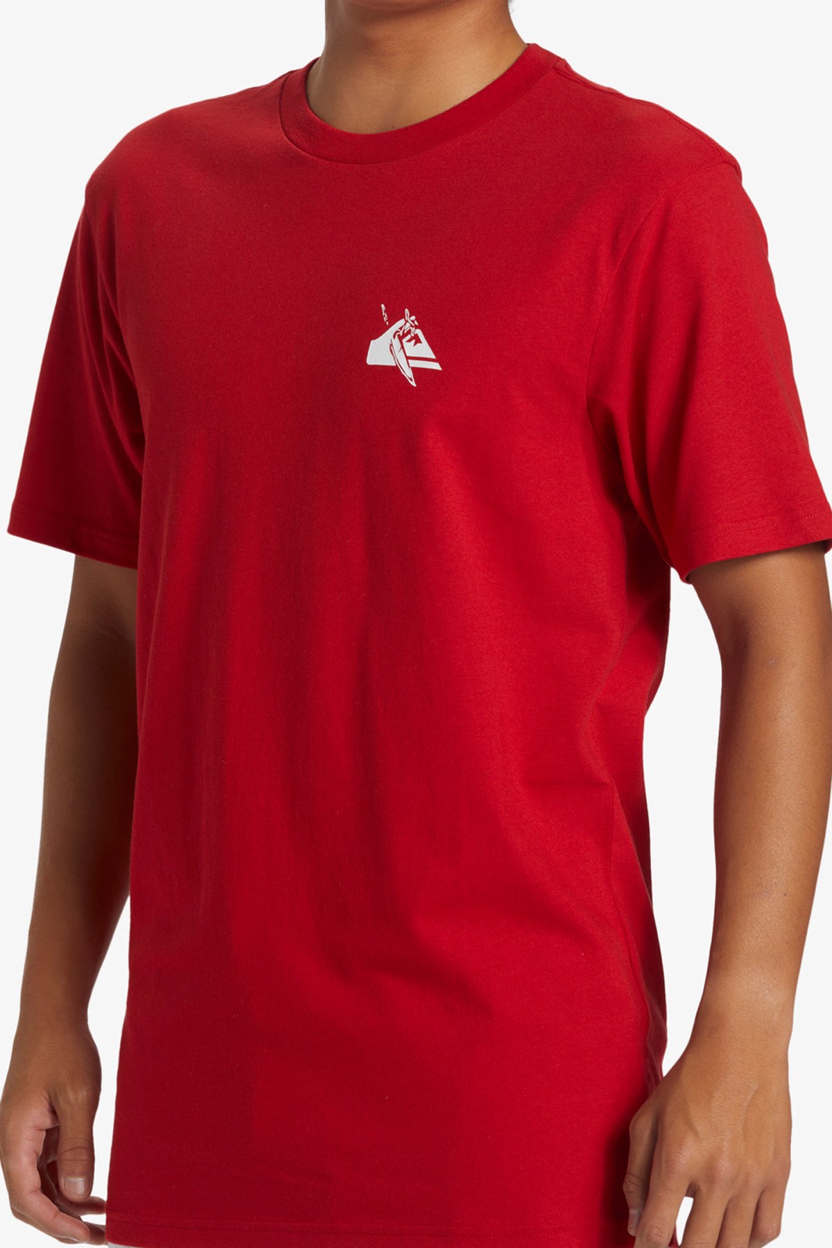 Quiksilver Qs Petroglyph Logo Dna Erkek Tişört AQYZT09604-30051 Kırmızı