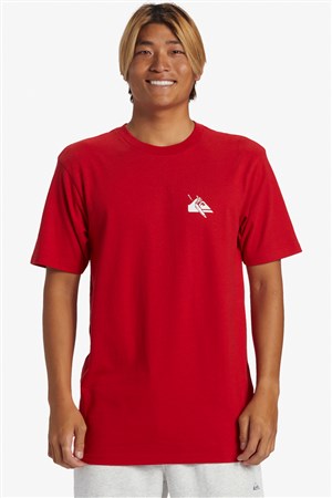 Quiksilver Qs Petroglyph Logo Dna Erkek Tişört AQYZT09604-30051 Kırmızı