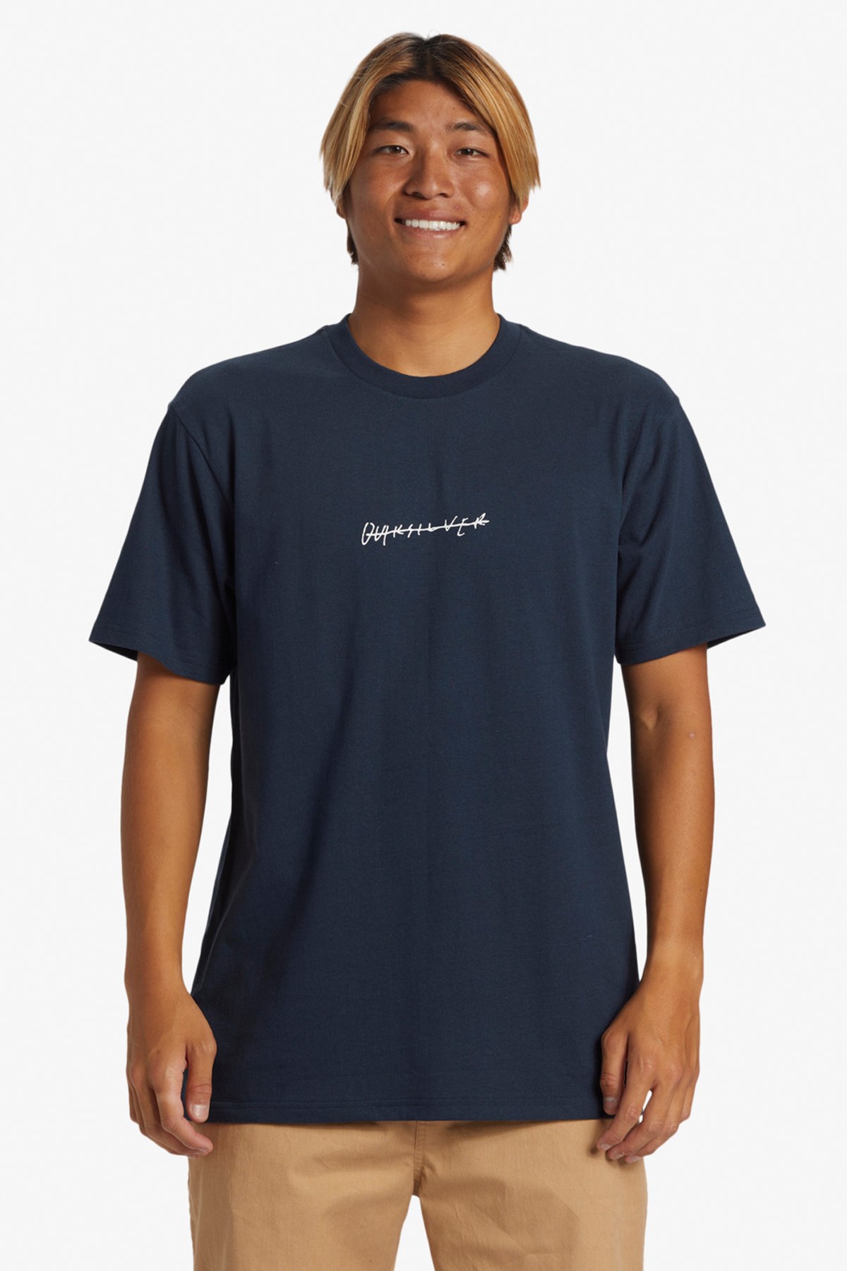 Quiksilver Qs Rushed Logo Dna Erkek Tişört AQYZT09605-17726 Lacivert