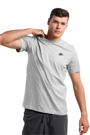 Nike Sportswear Club Erkek Tişört AR4997-064 Gri