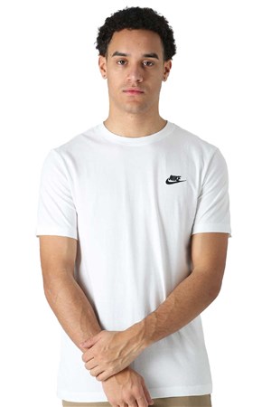 Nike Sportswear Club Erkek Tişört AR4997-101 Beyaz