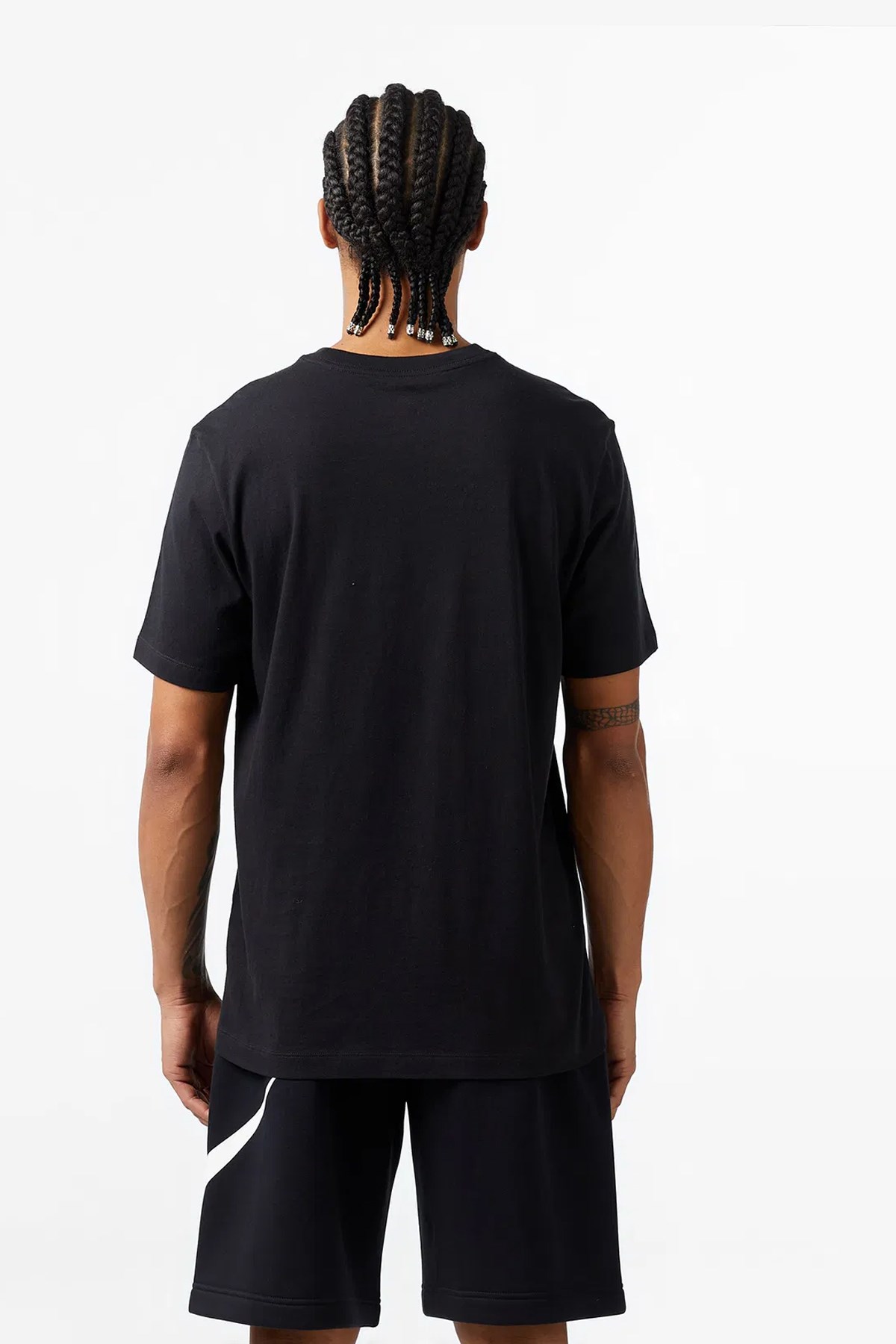 Nike M Nsw Tee İcon Futura Erkek Tişört AR5004-010 Siyah