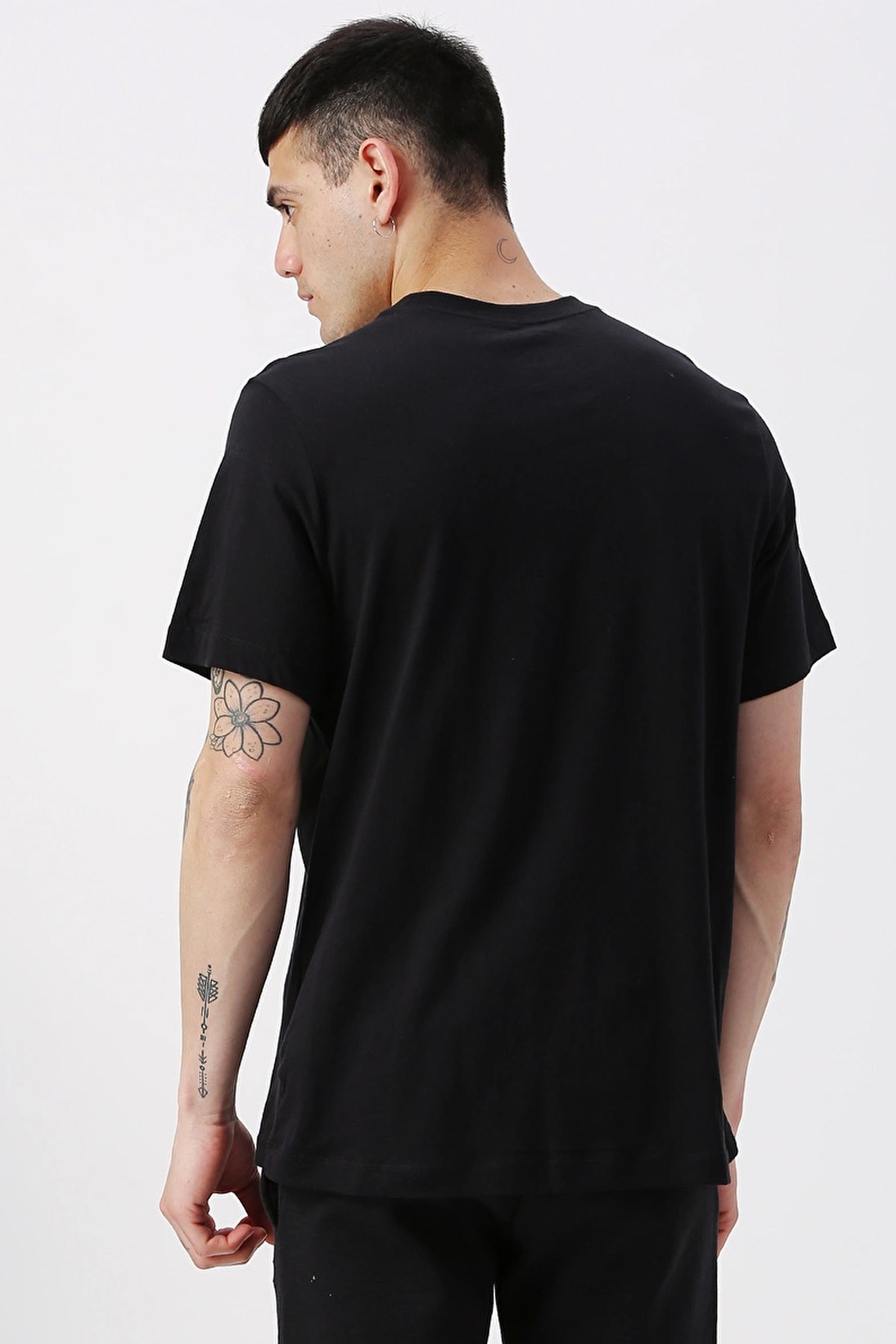 Nike M Nsw Tee Just Do İt Swoosh Erkek Tişört AR5006-011 Siyah