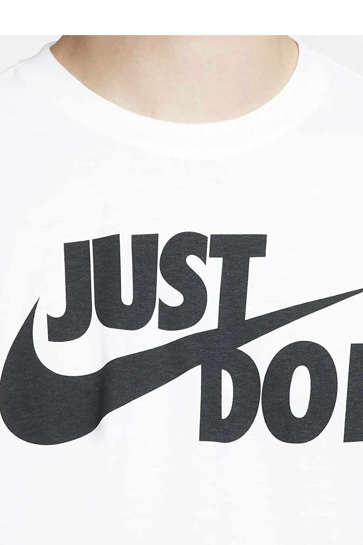 Nike M Nsw Tee Just Do İt Swoosh Erkek Tişört AR5006-100 Beyaz