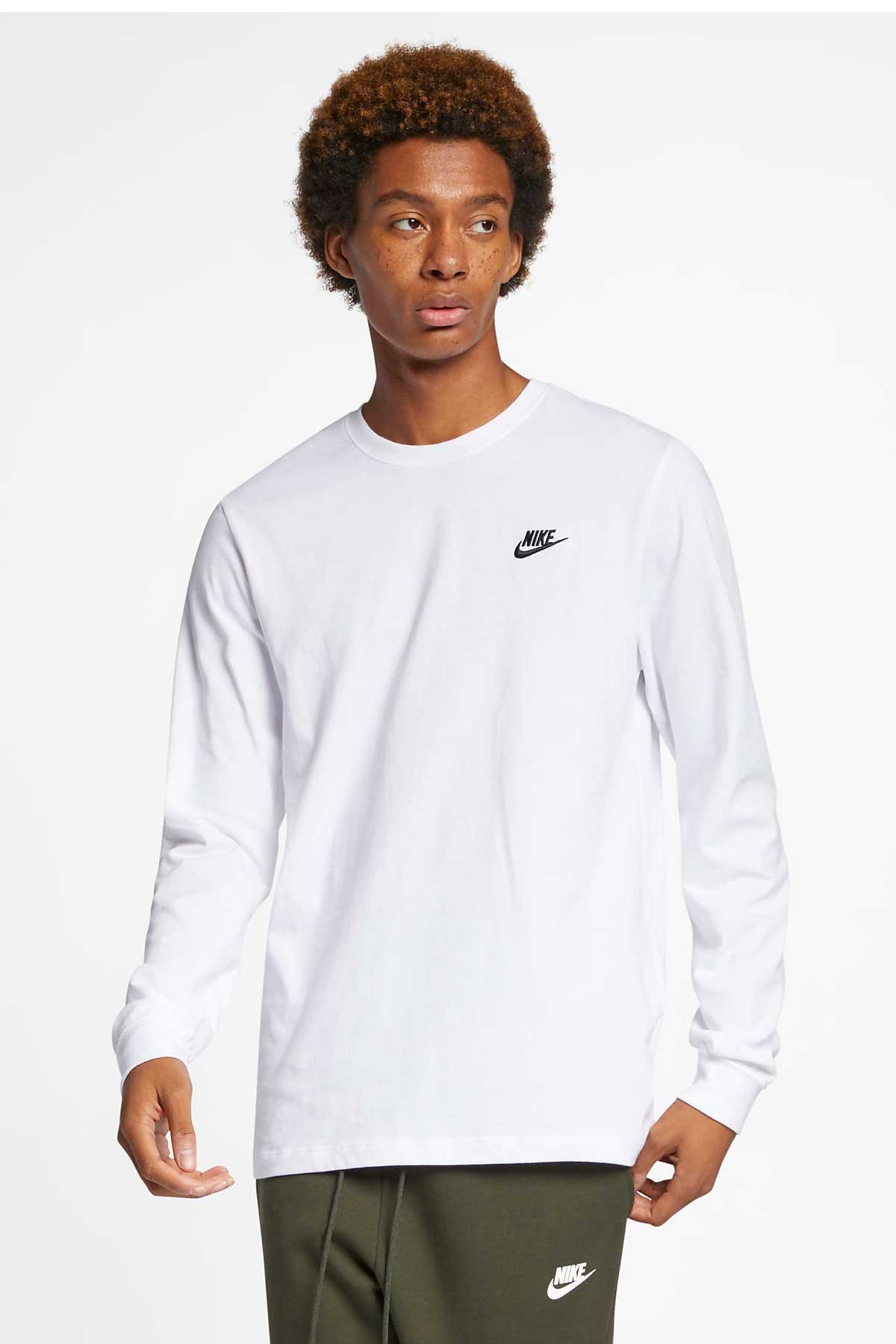 Nike Sportswear Erkek Sweatshirt AR5193-100 Beyaz