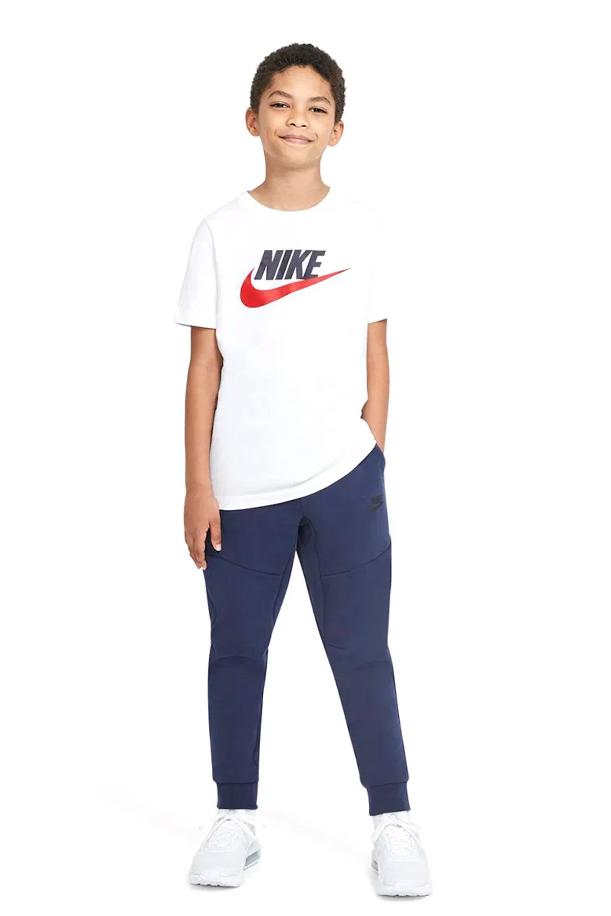 Nike K Nsw Tee Futura İcon Tişört AR5252-107 Beyaz