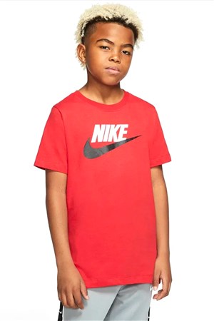 Nike K Nsw Tee Futura İcon Tişört AR5252-660 Kırmızı