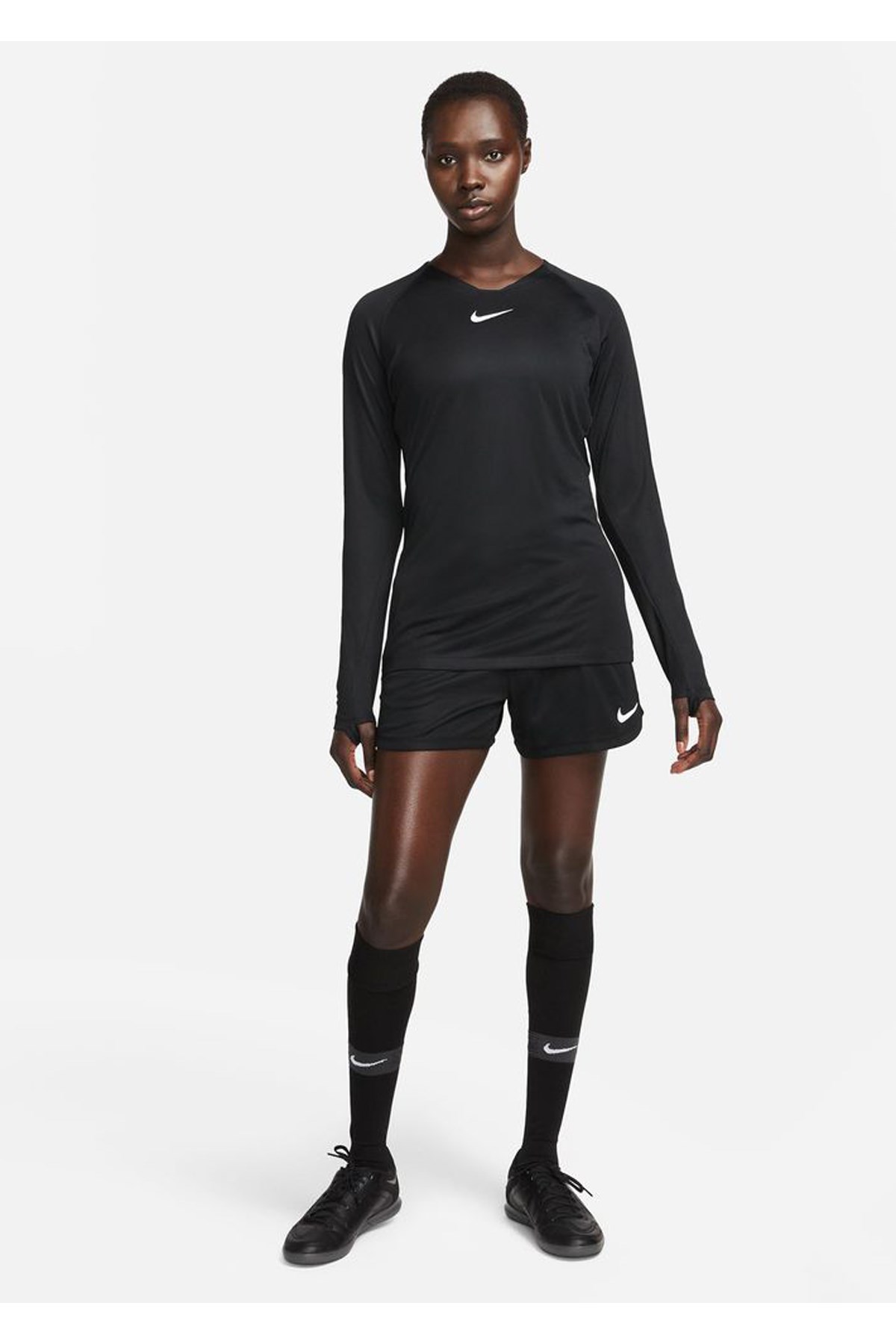 Nike Dri-FiT Park First Layer Kadın Sweatshirt AV2610-010 Siyah