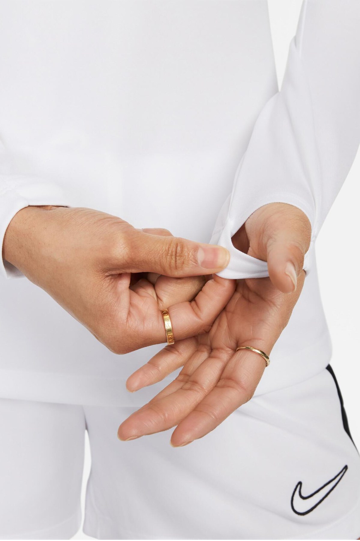 Nike Dri-FiT Park First Layer Kadın Sweatshirt AV2610-100 Beyaz