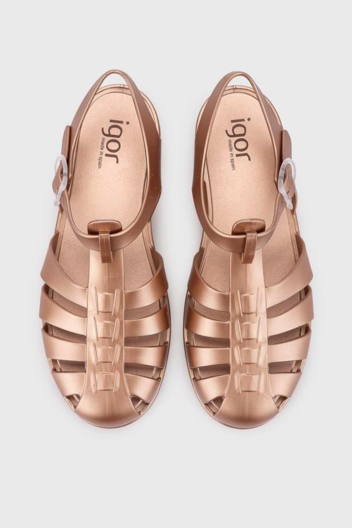 Igor Biarritz Metal Kadin Sandalet  Bb340-099 Kahverengi