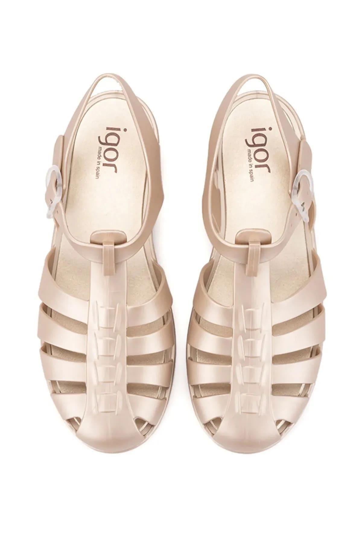 Igor Biarritz Shiny Metal Kadın Sandalet BB340-388 Bakır