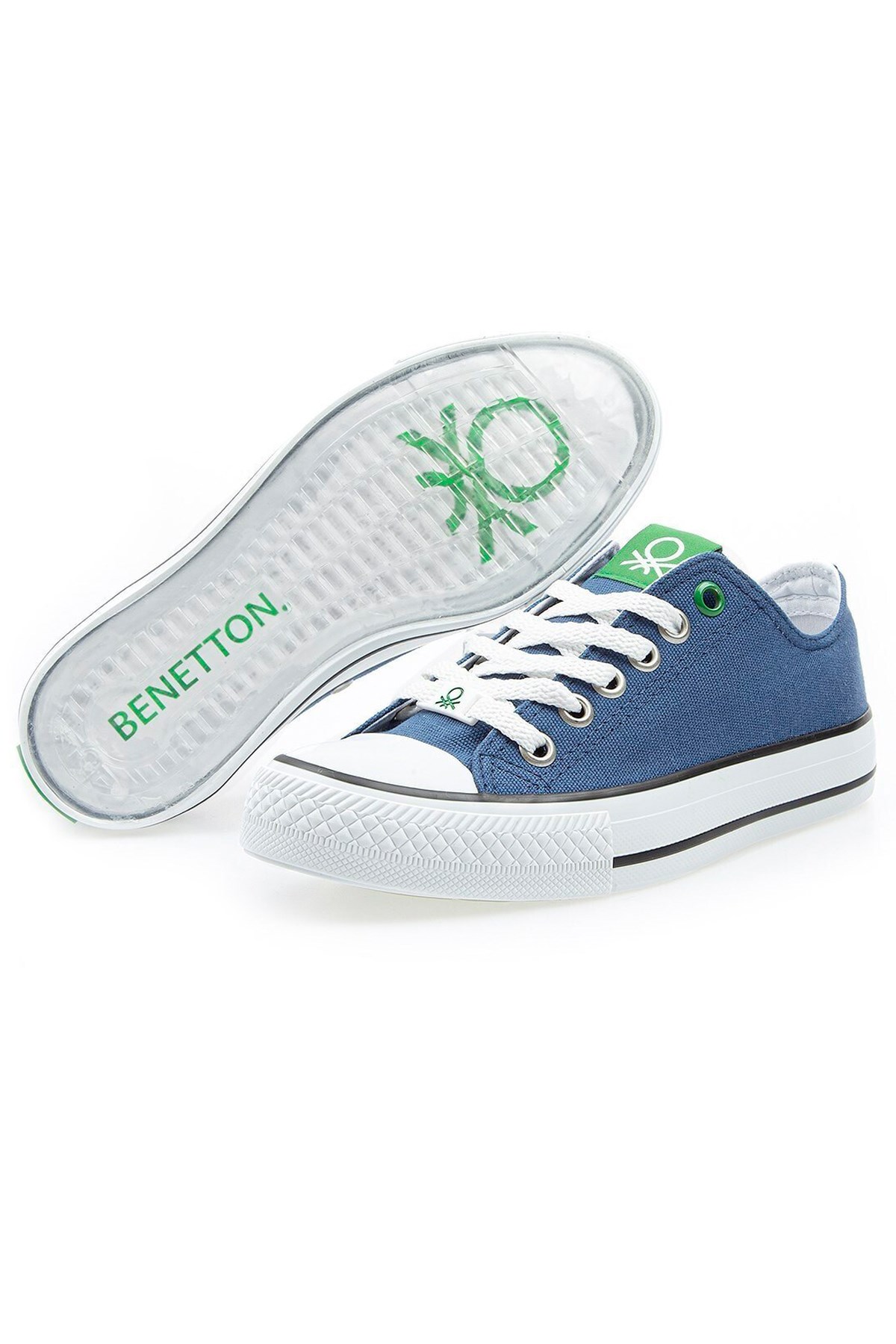Benetton Kadın Spor Ayakkabı BN-30196 Mavi