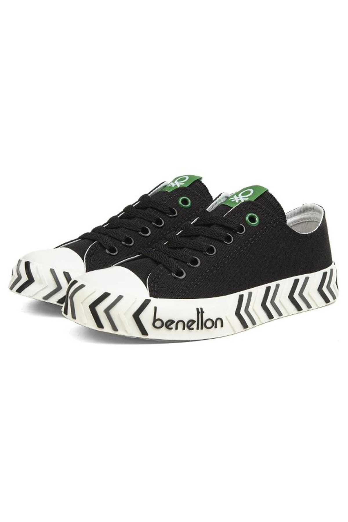 Benetton Zenne Kadın Spor Ayakkabı BN-30624 Siyah